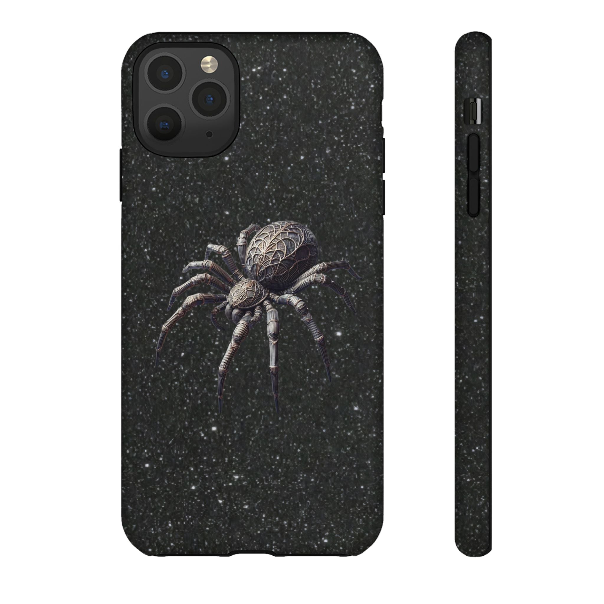 Spider Night Tough Phone Case — Dark Space Tarantula iPhone Cover Printify