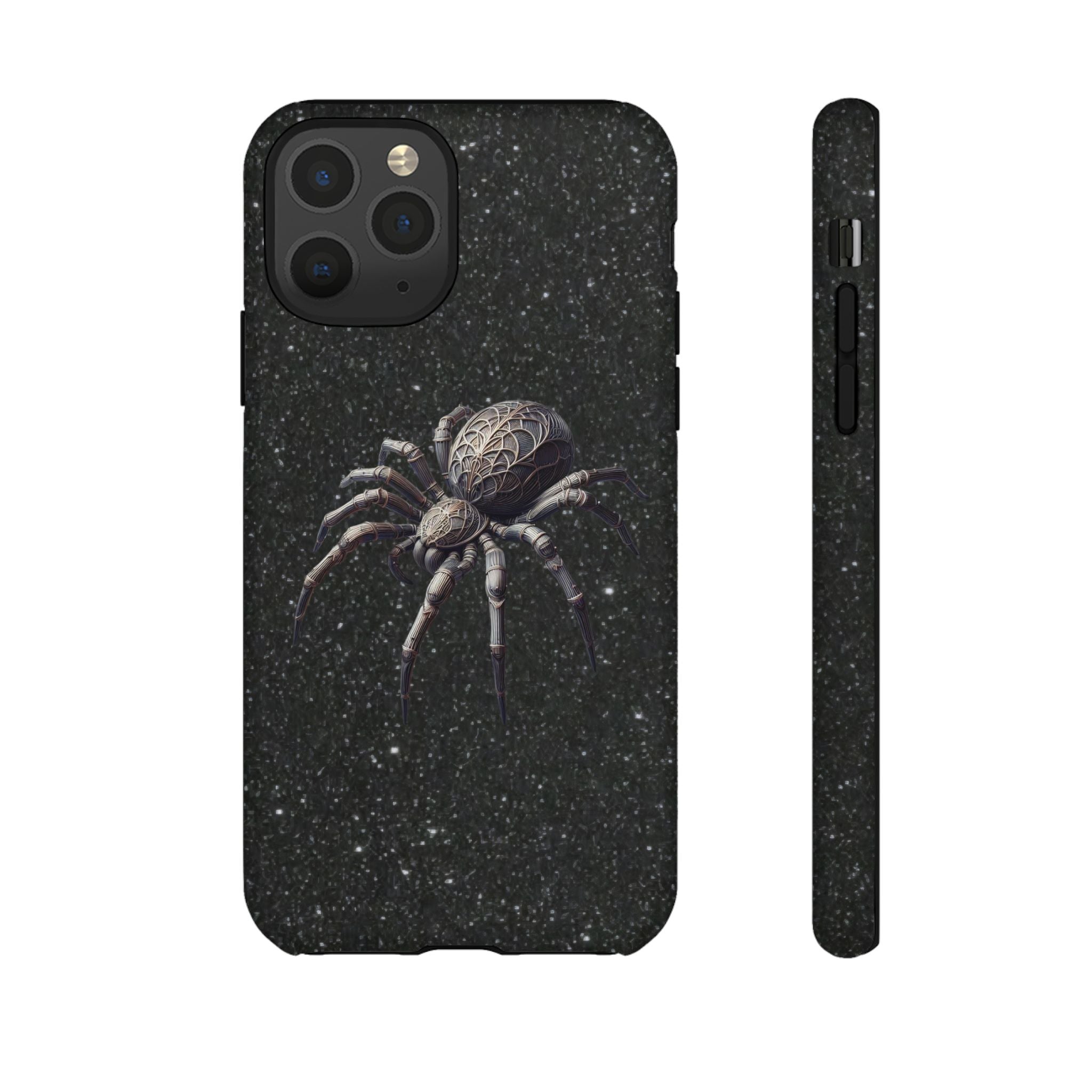 Spider Night Tough Phone Case — Dark Space Tarantula iPhone Cover Printify