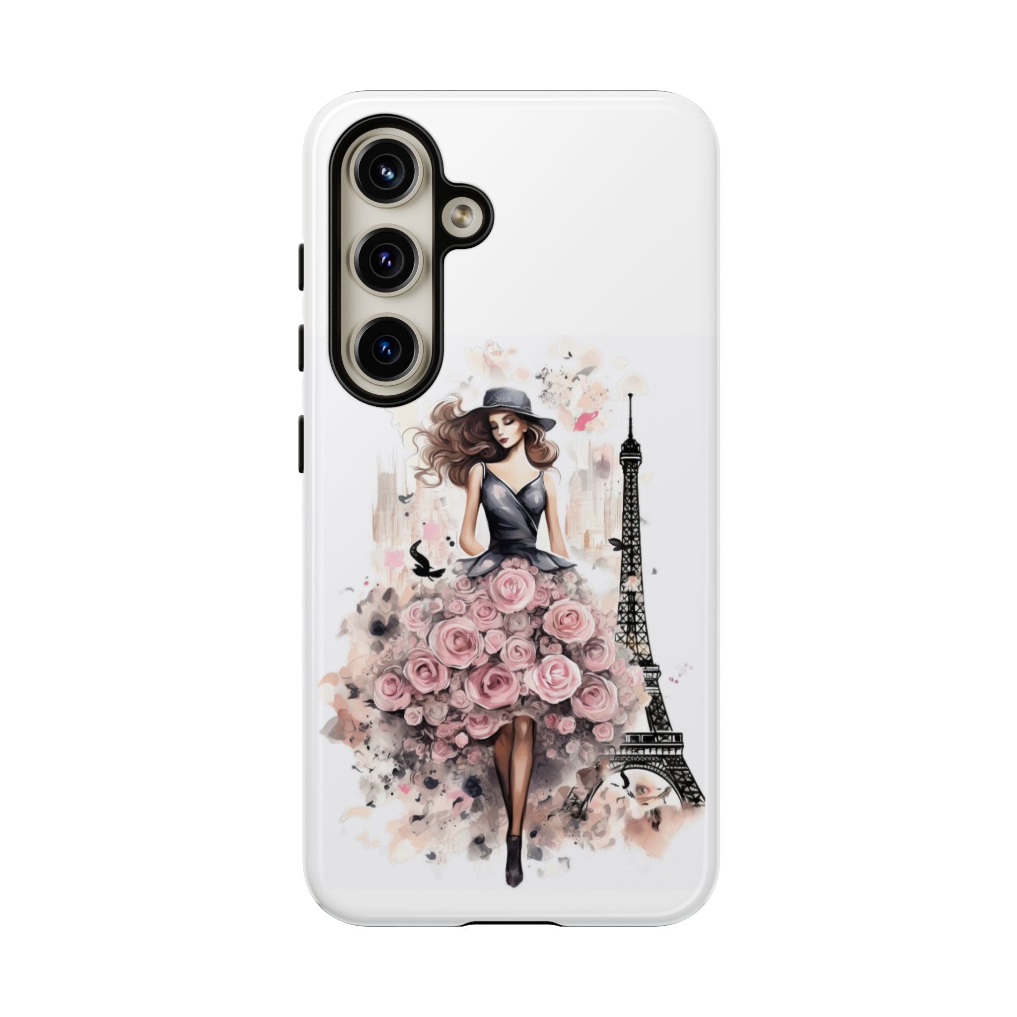 Parisian Rose Dress phone case | iPhone & Samsung slim protective case Printify