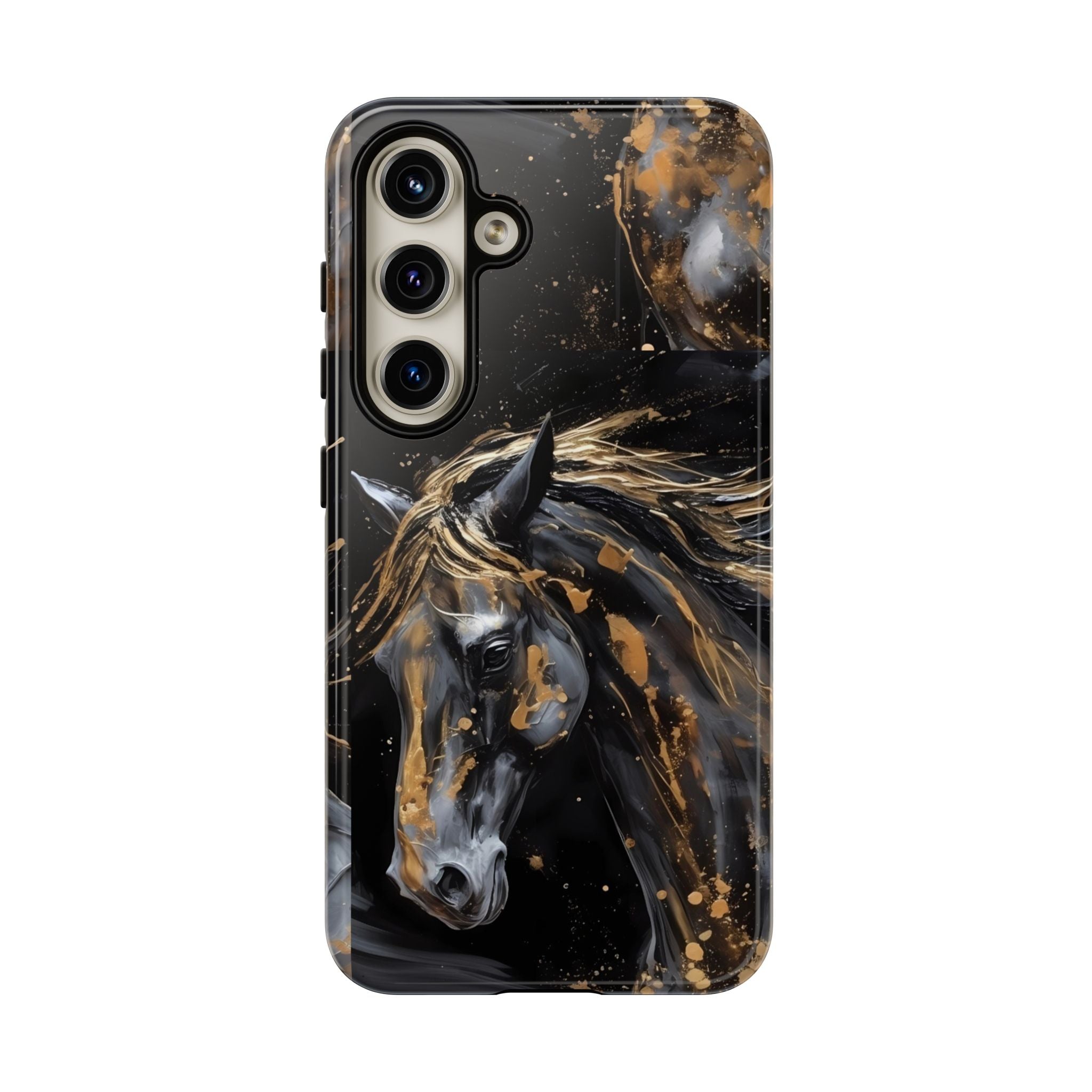 Golden Paint Horse Phone Case | Tough Case Printify