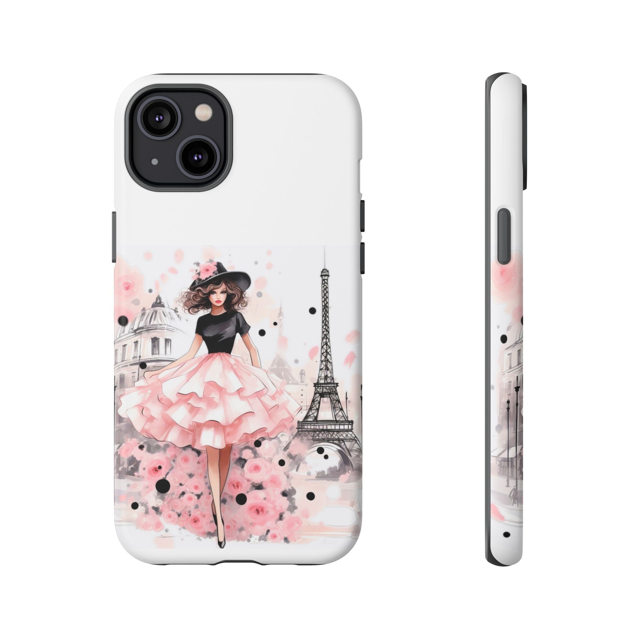 Paris Fashion Illustration Phone Case | Tough Case Printify