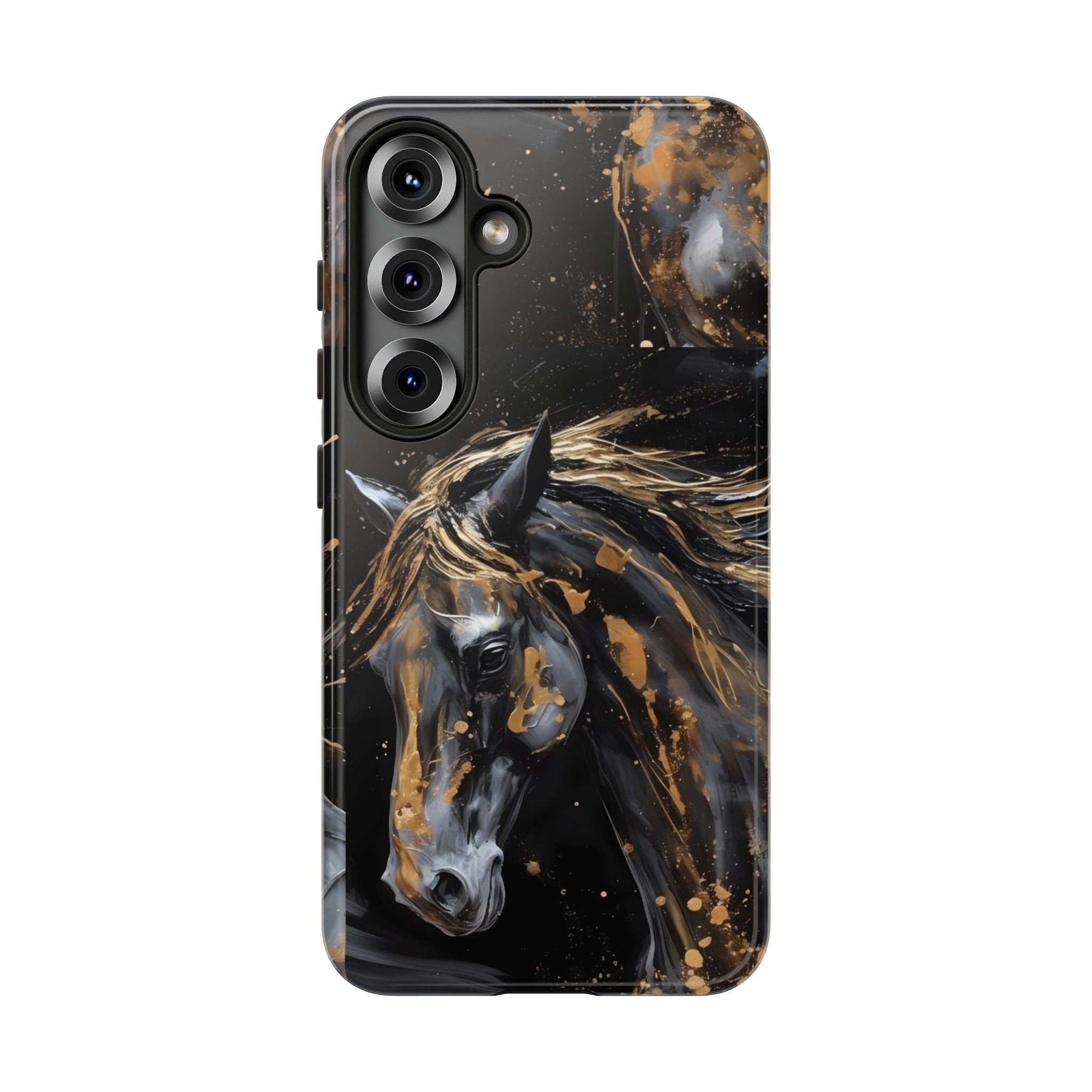 Golden Paint Horse Phone Case | Tough Case Printify