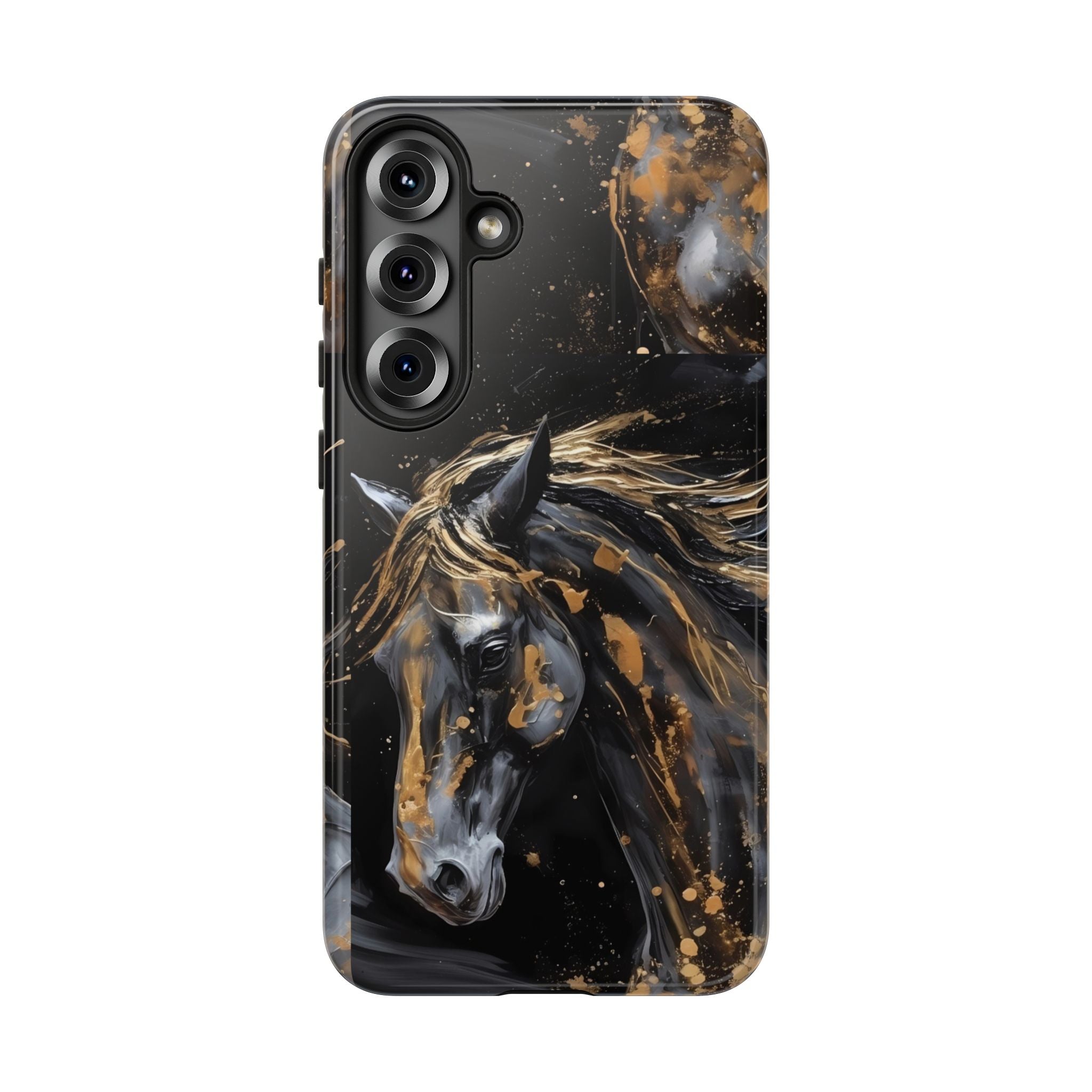 Golden Paint Horse Phone Case | Tough Case Printify