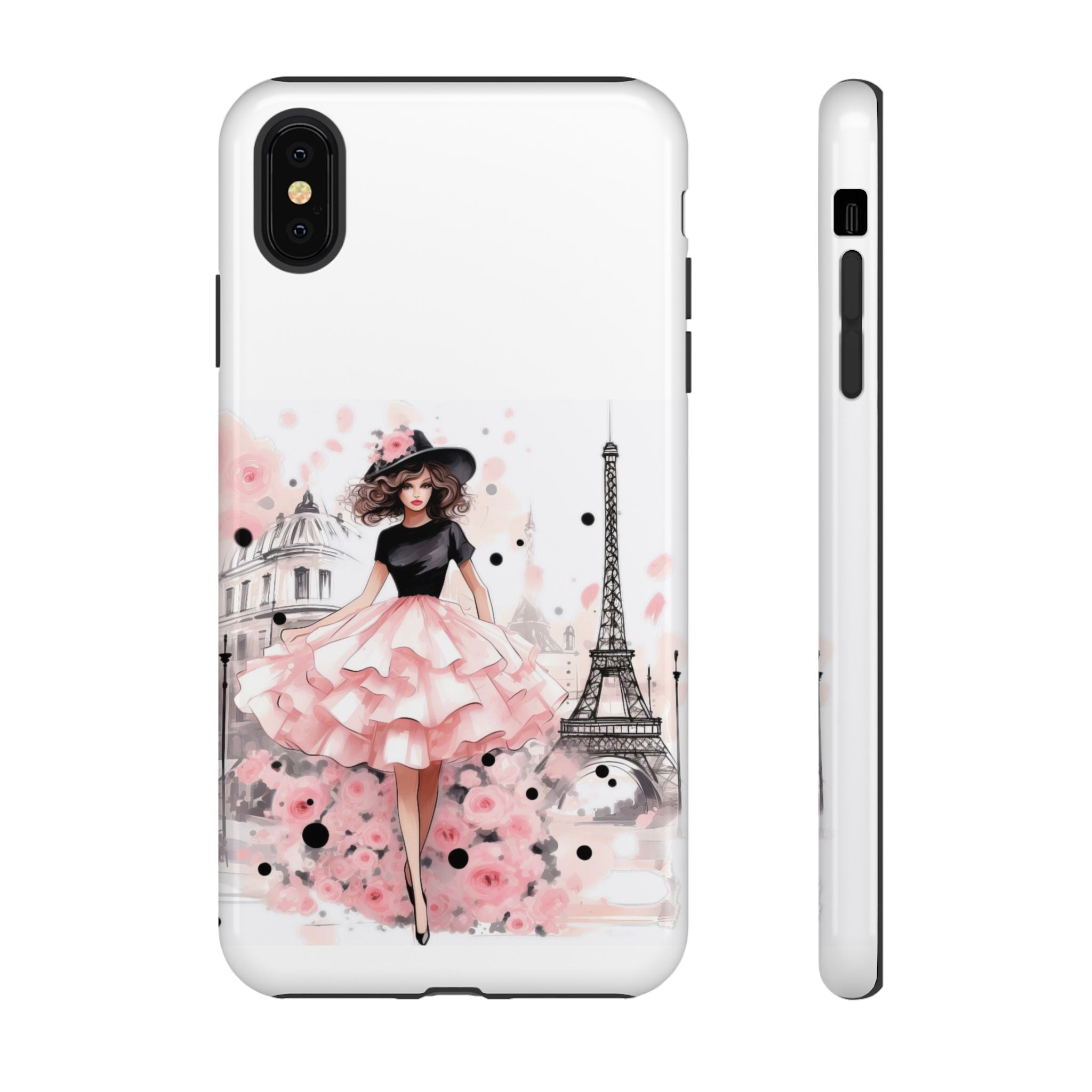 Paris Fashion Illustration Phone Case | Tough Case Printify