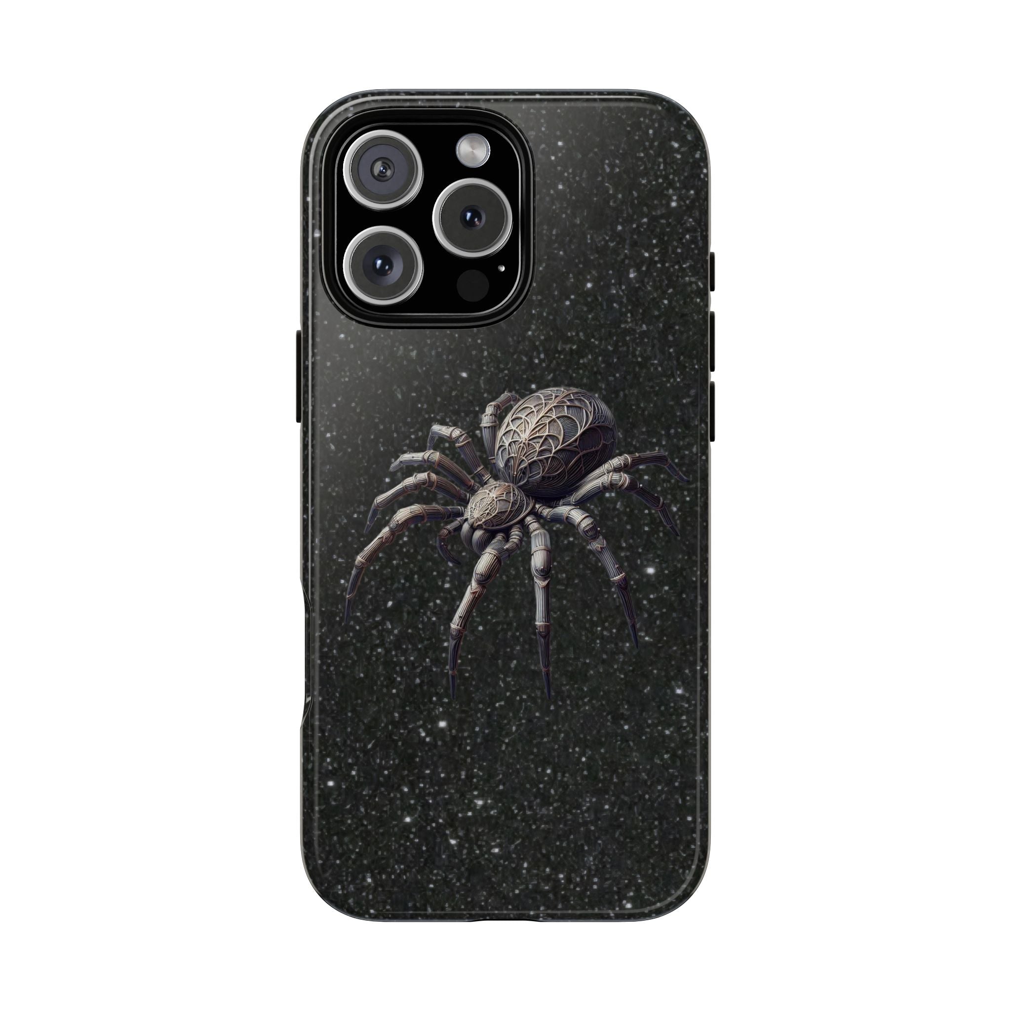 Spider Night Tough Phone Case — Dark Space Tarantula iPhone Cover Printify