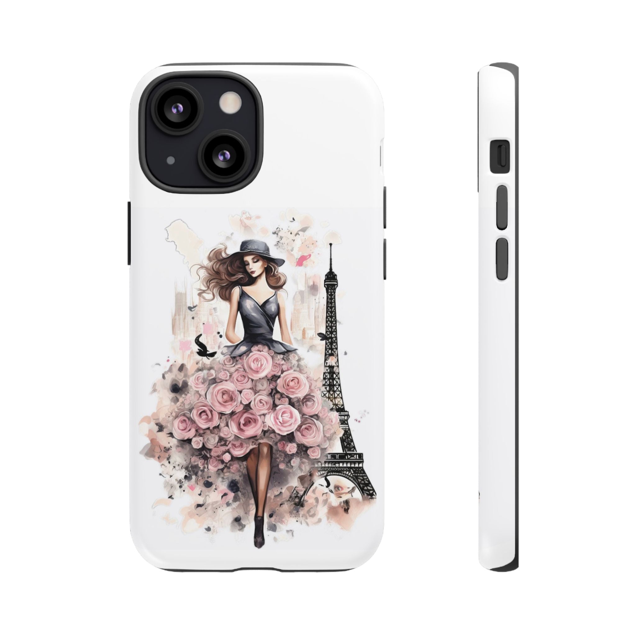 Parisian Rose Dress phone case | iPhone & Samsung slim protective case Printify