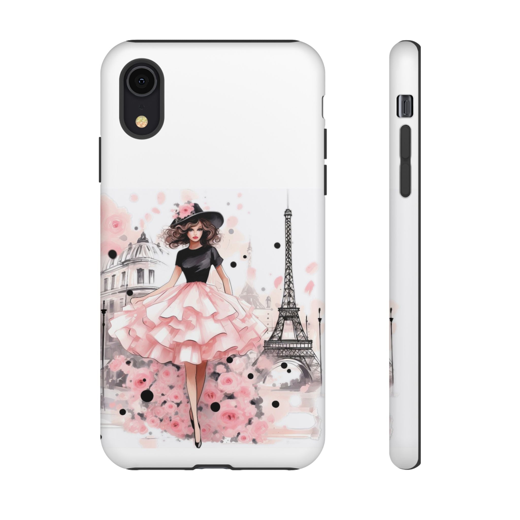 Paris Fashion Illustration Phone Case | Tough Case Printify