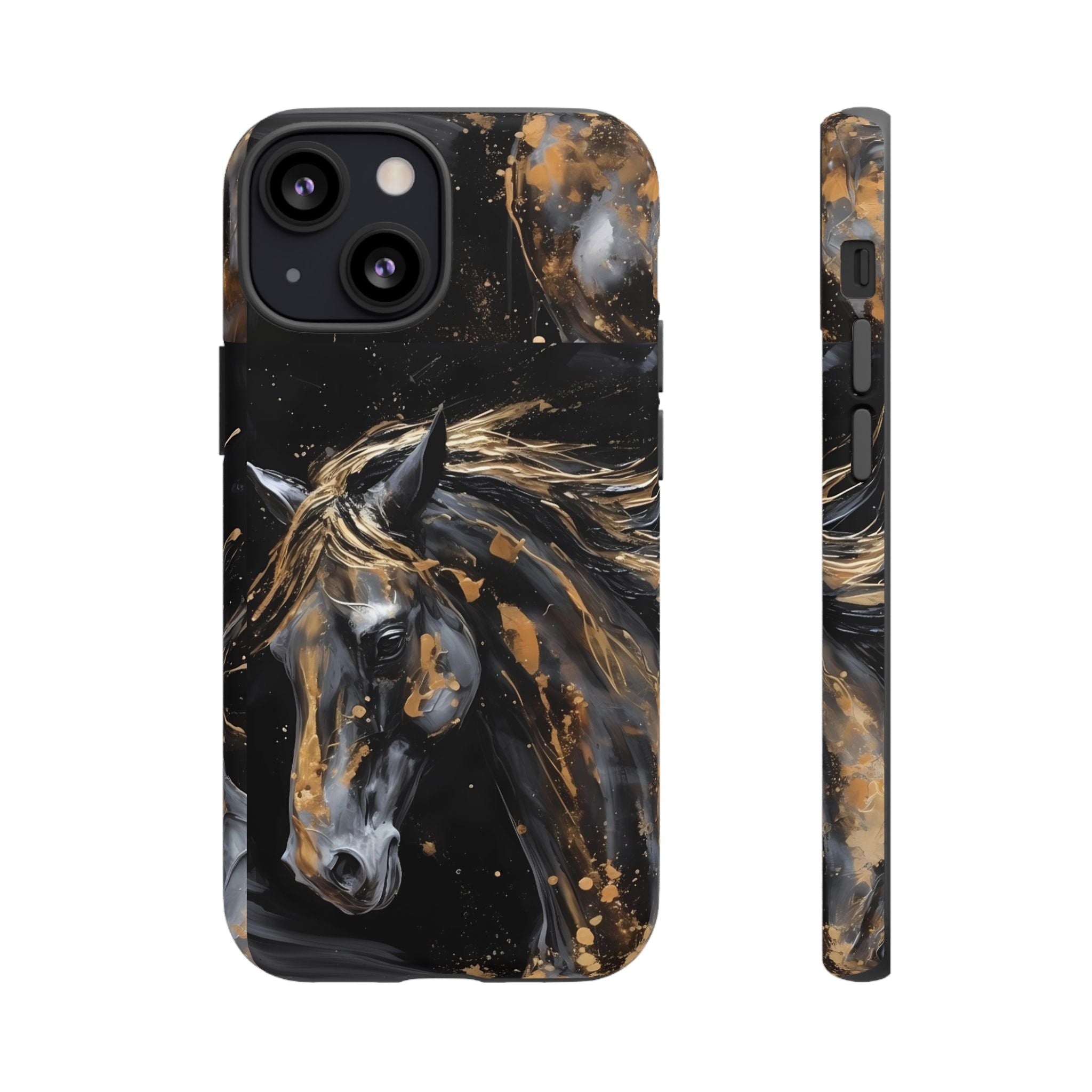 Golden Paint Horse Phone Case | Tough Case Printify