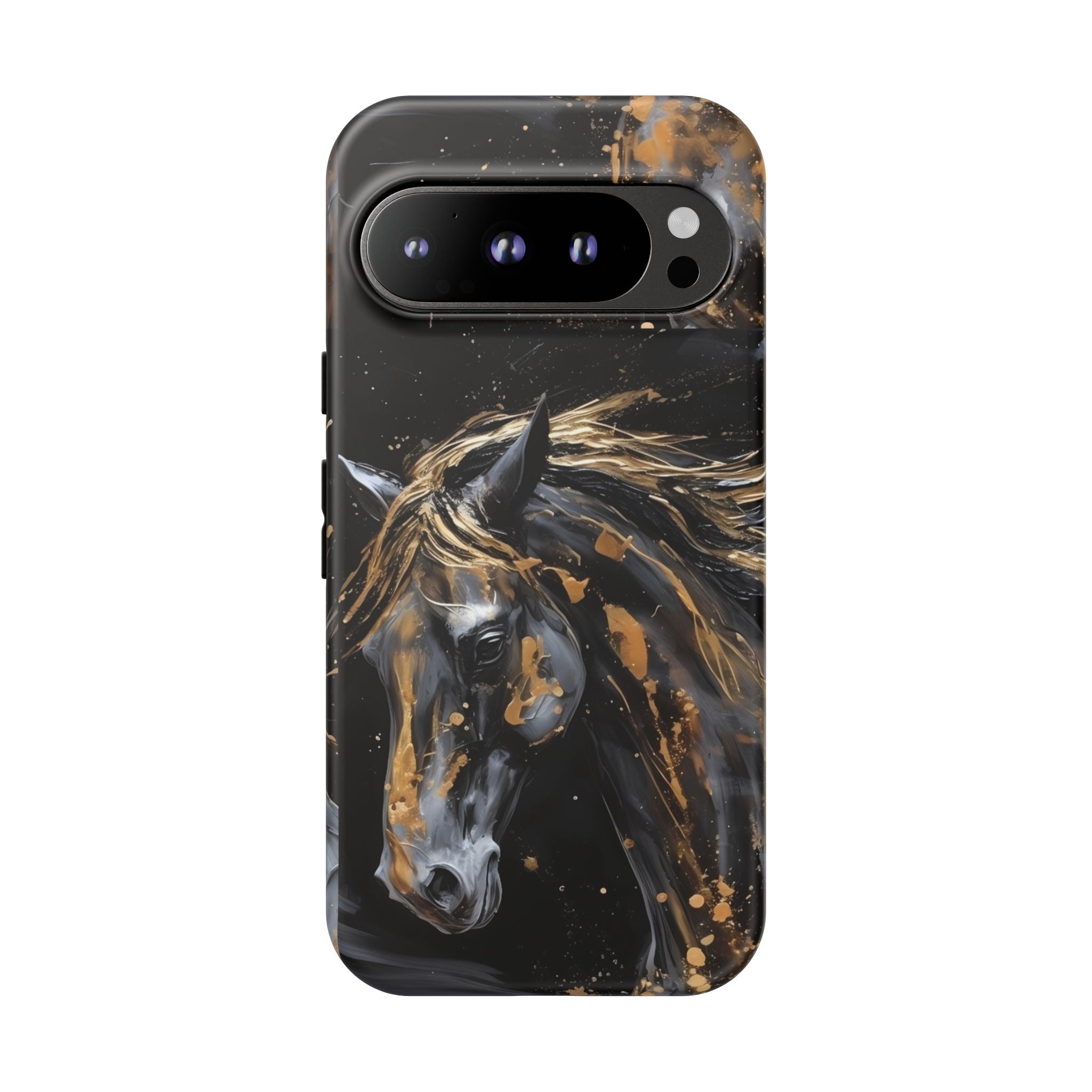 Golden Paint Horse Phone Case | Tough Case Printify