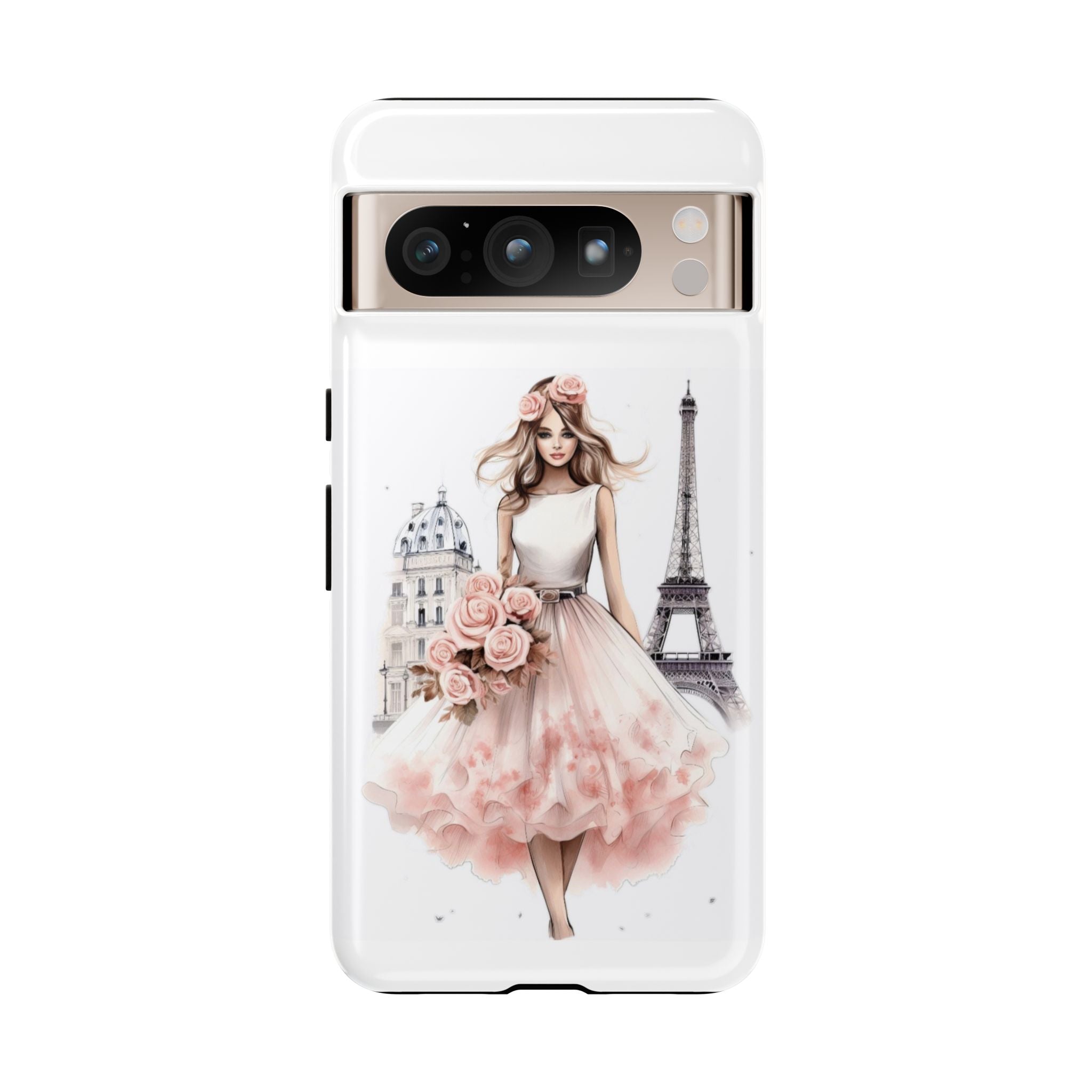 Parisian Ballerina Bouquet phone case | Tough Cases Printify
