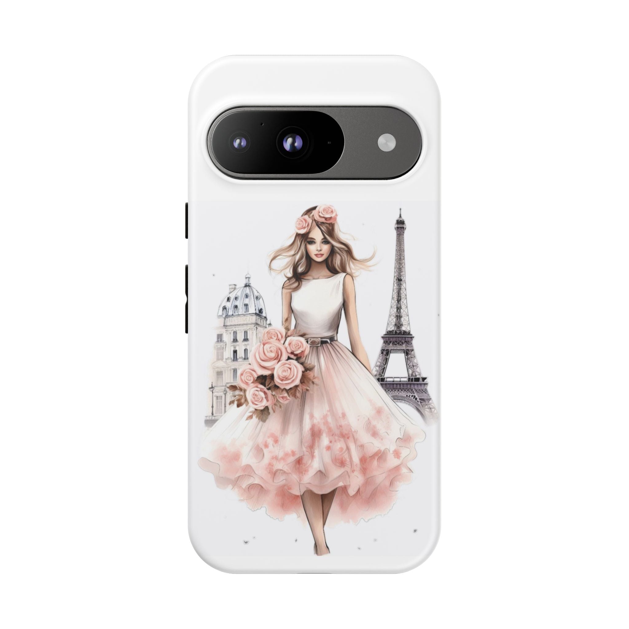 Parisian Ballerina Bouquet phone case | Tough Cases Printify