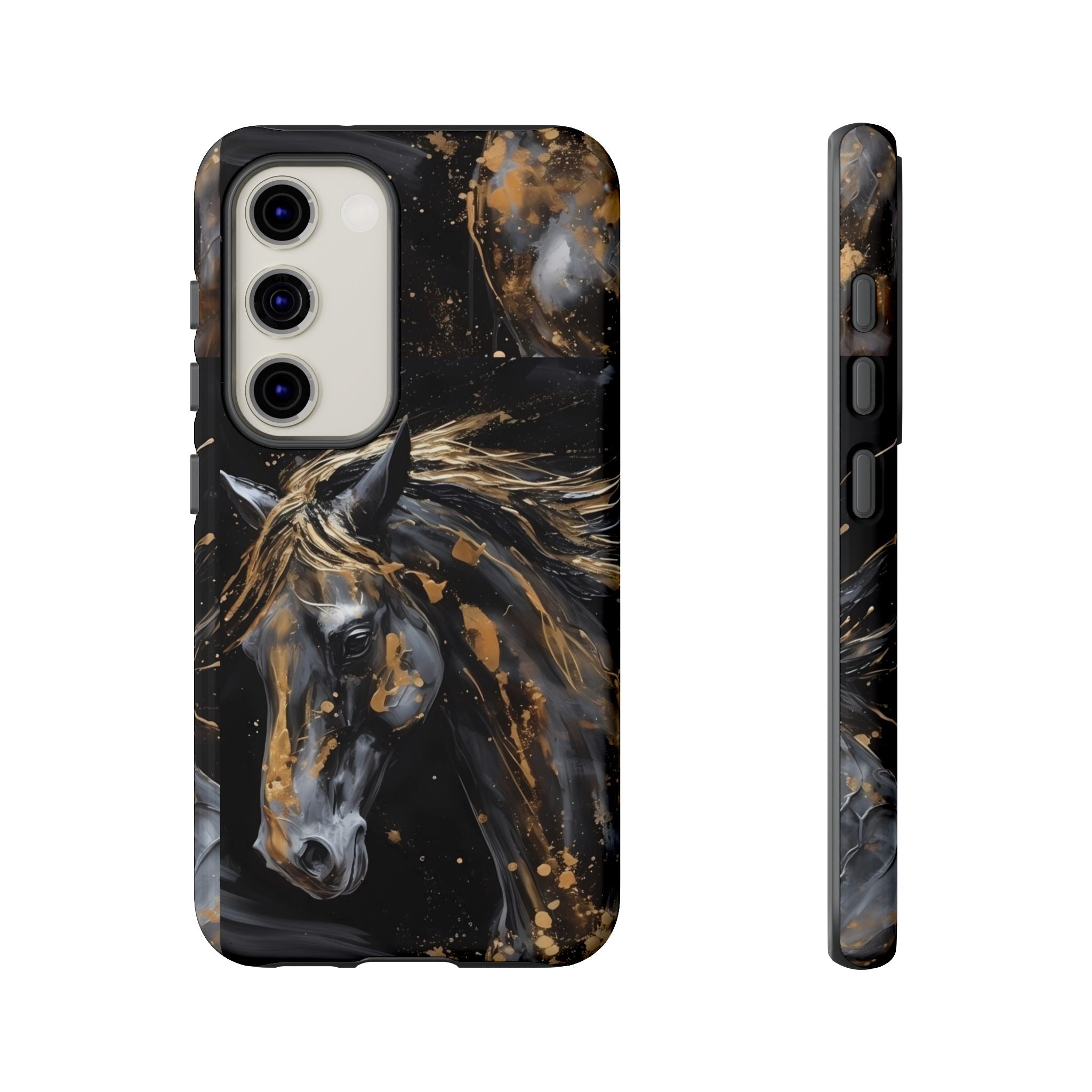 Golden Paint Horse Phone Case | Tough Case Printify