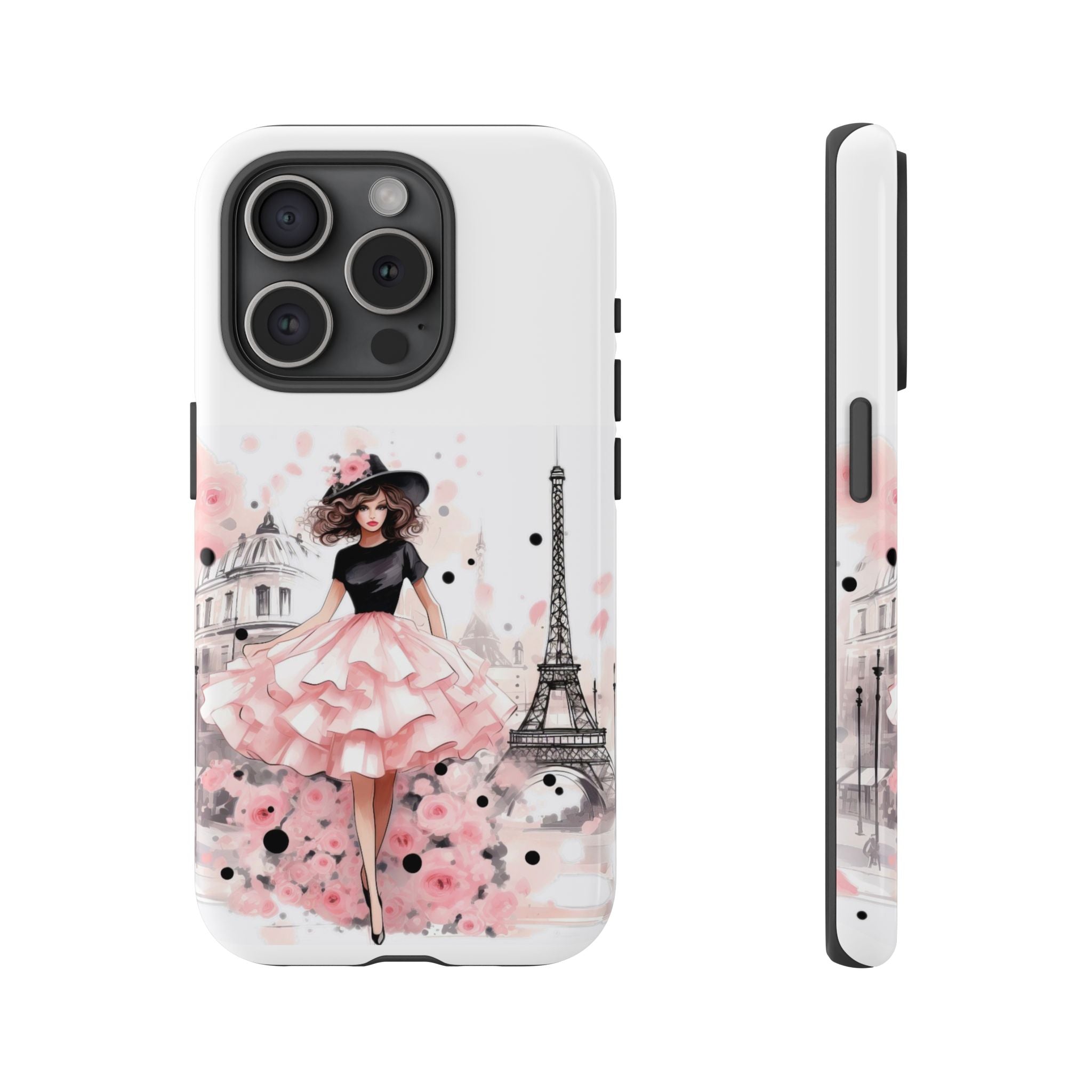 Paris Fashion Illustration Phone Case | Tough Case Printify