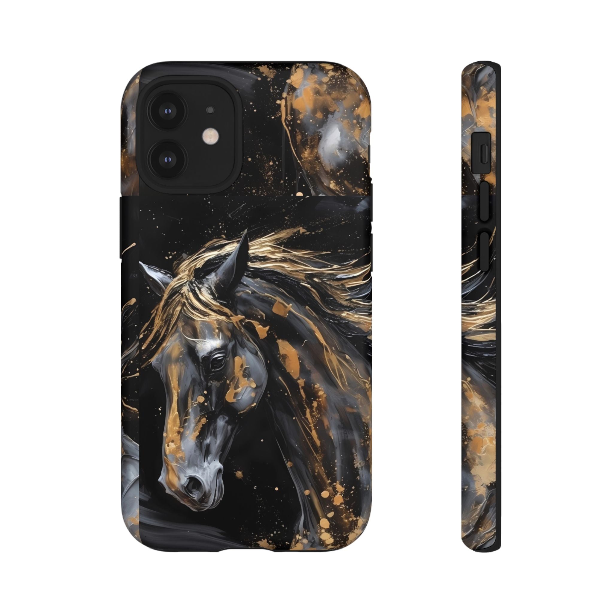 Golden Paint Horse Phone Case | Tough Case Printify