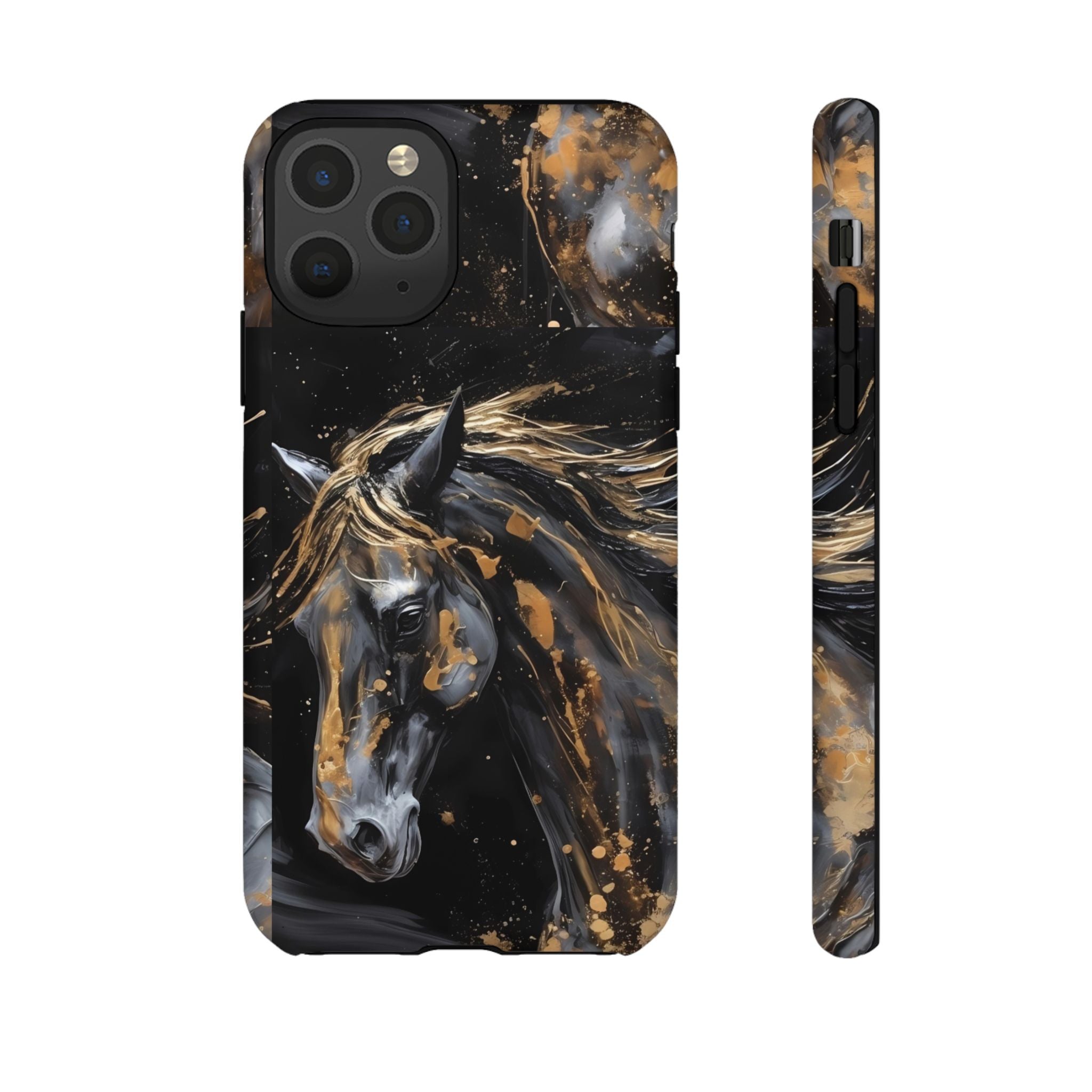 Golden Paint Horse Phone Case | Tough Case Printify