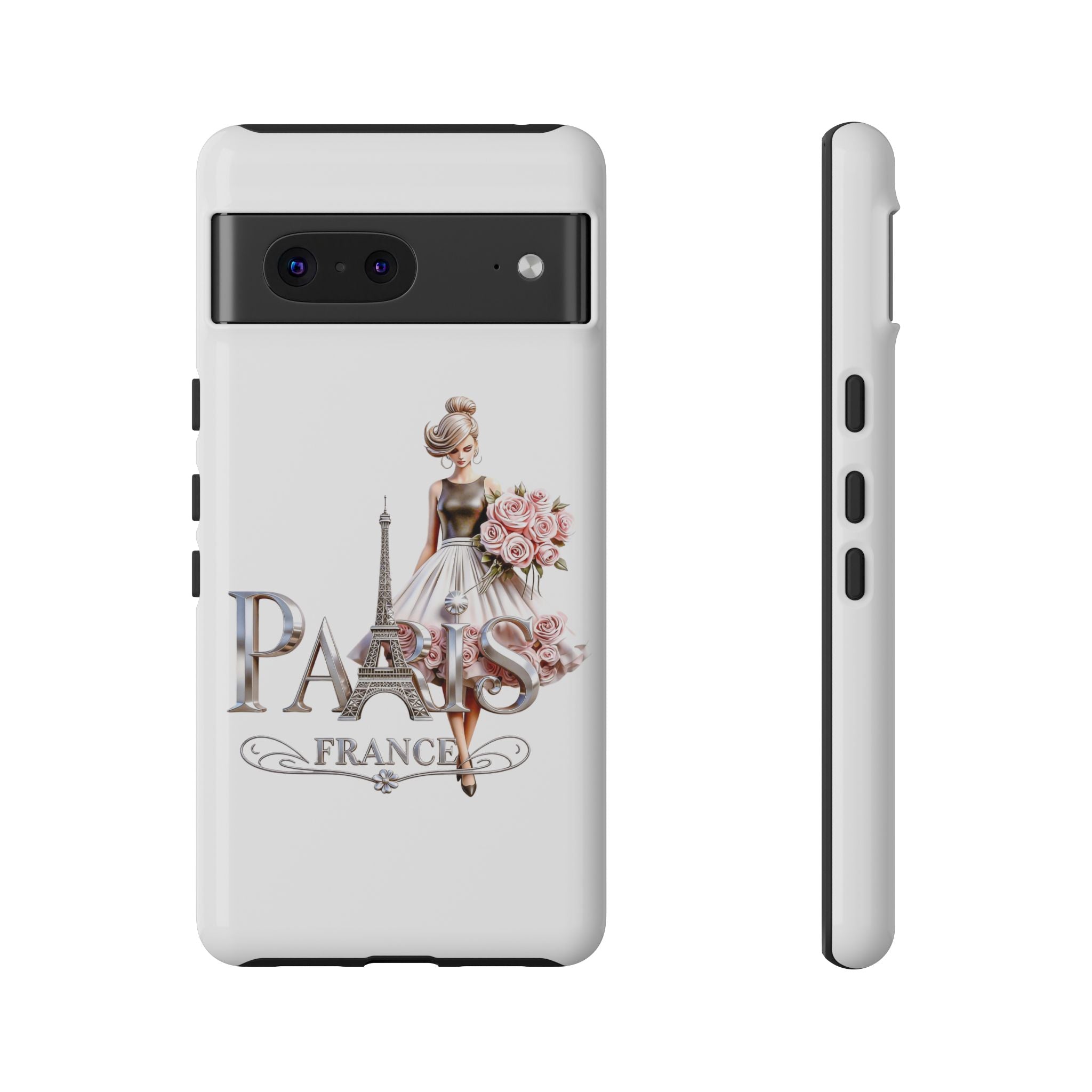 Phone Case | Eiffel Tower Floral Fashion Design Printify