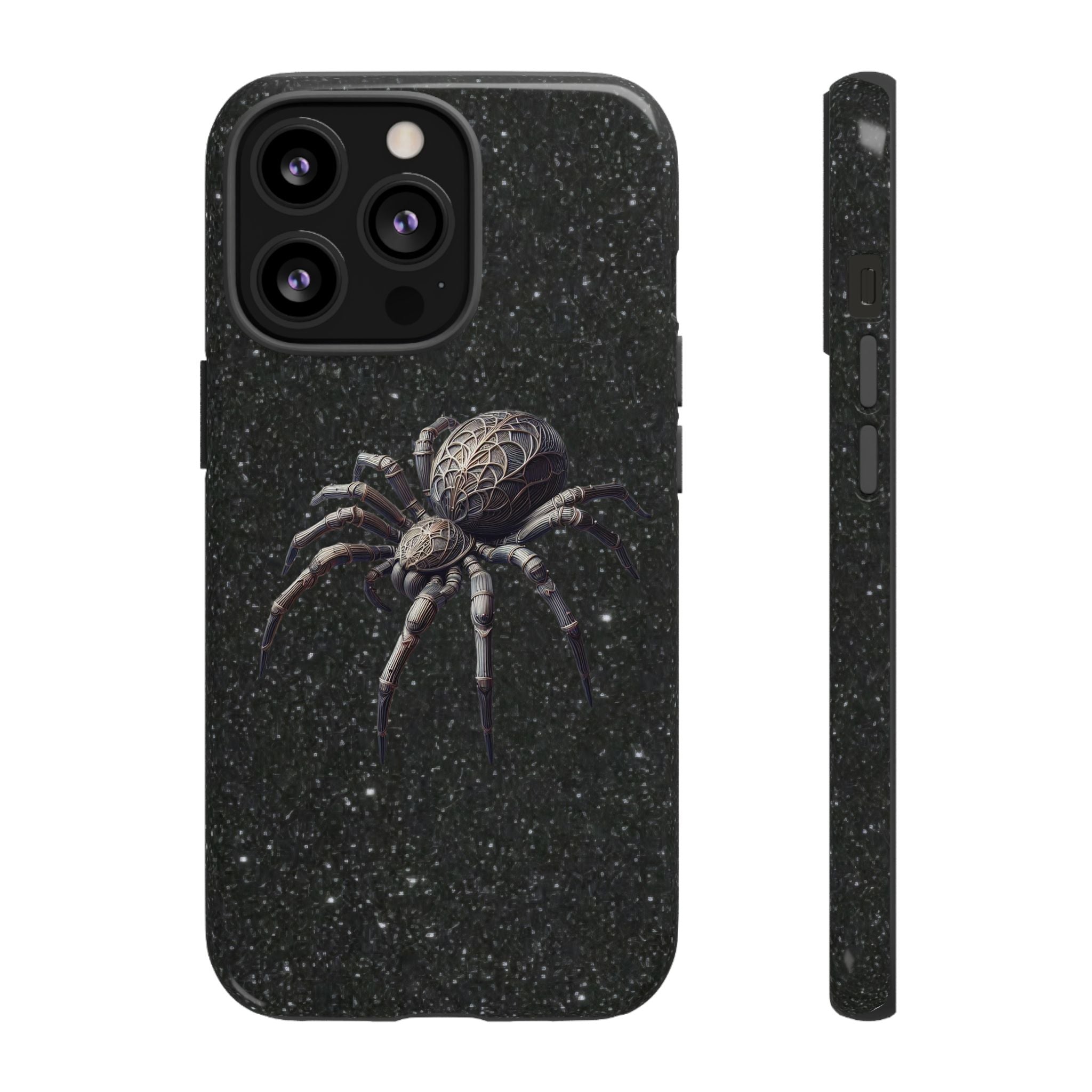 Spider Night Tough Phone Case — Dark Space Tarantula iPhone Cover Printify