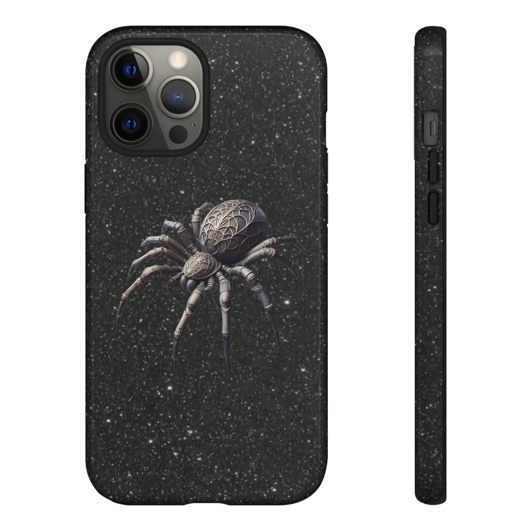 Spider Night Tough Phone Case — Dark Space Tarantula iPhone Cover Printify