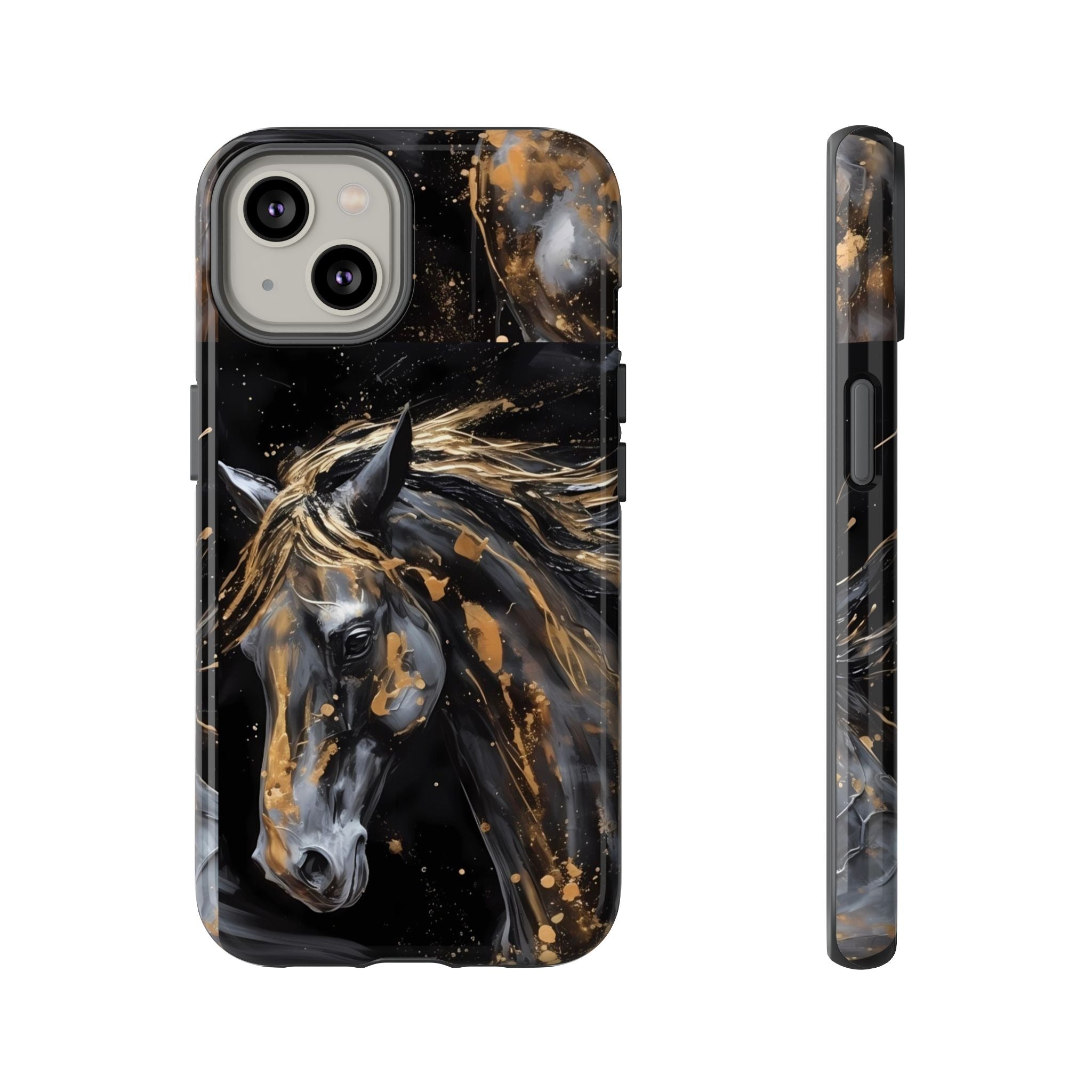 Golden Paint Horse Phone Case | Tough Case Printify