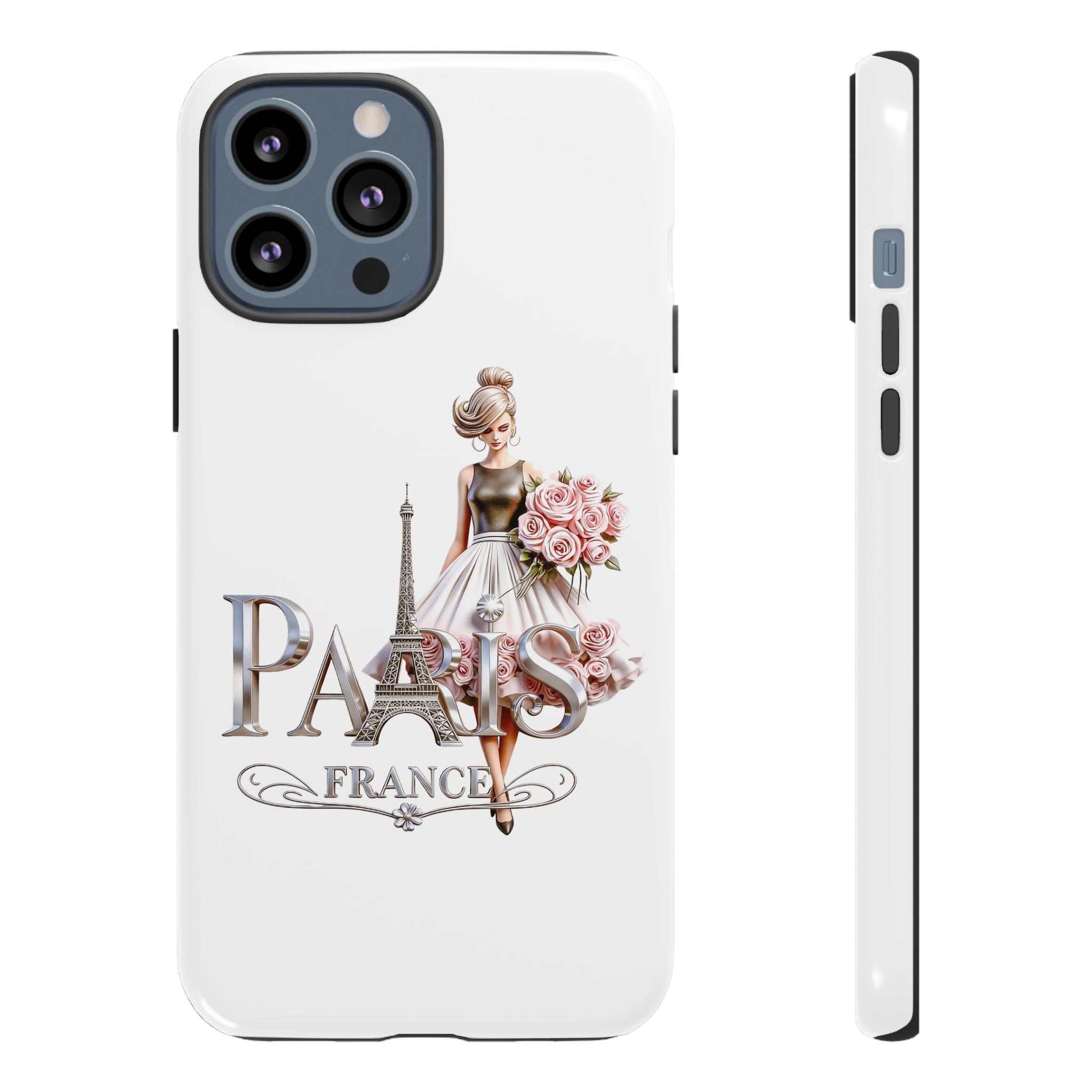 Phone Case | Eiffel Tower Floral Fashion Design Printify