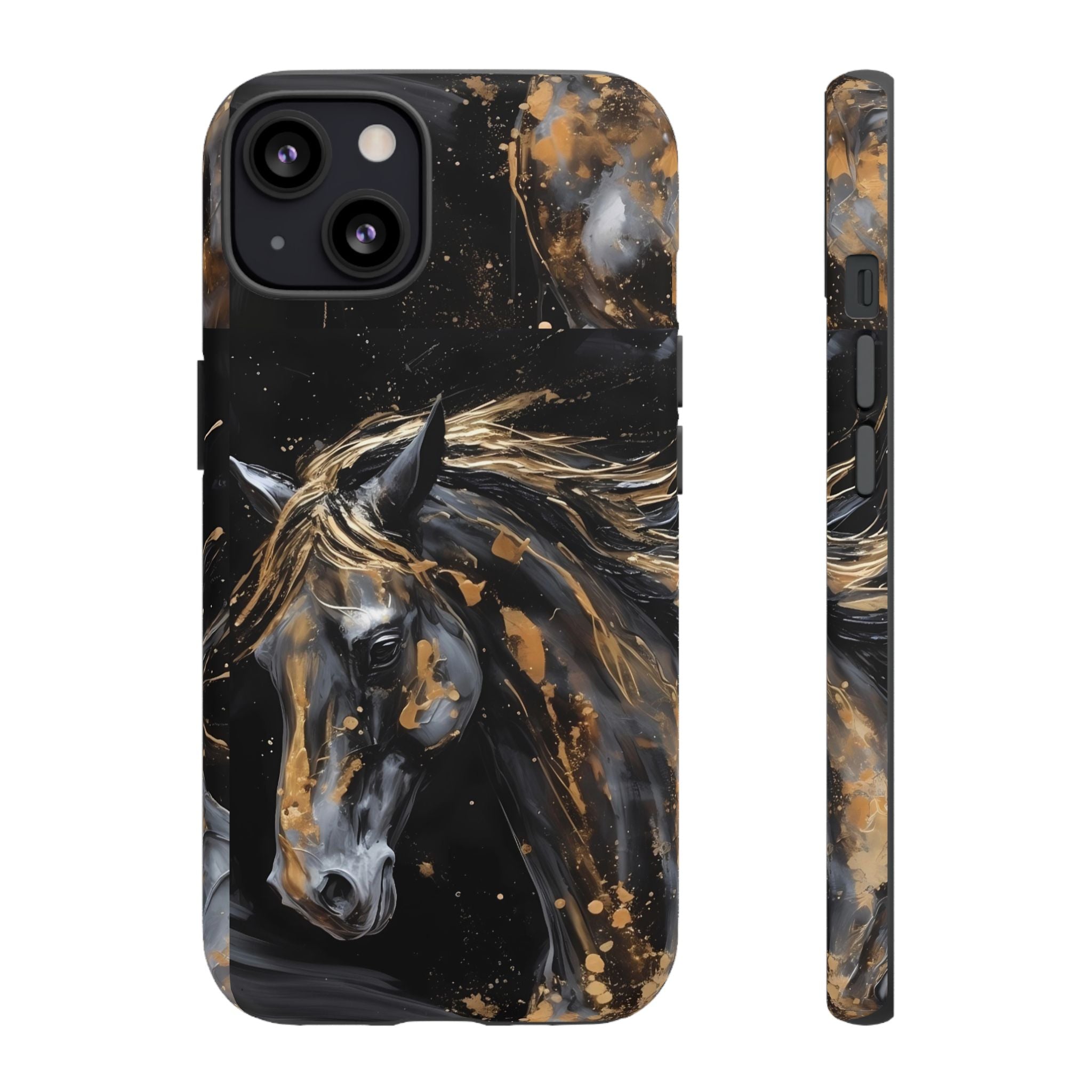 Golden Paint Horse Phone Case | Tough Case Printify