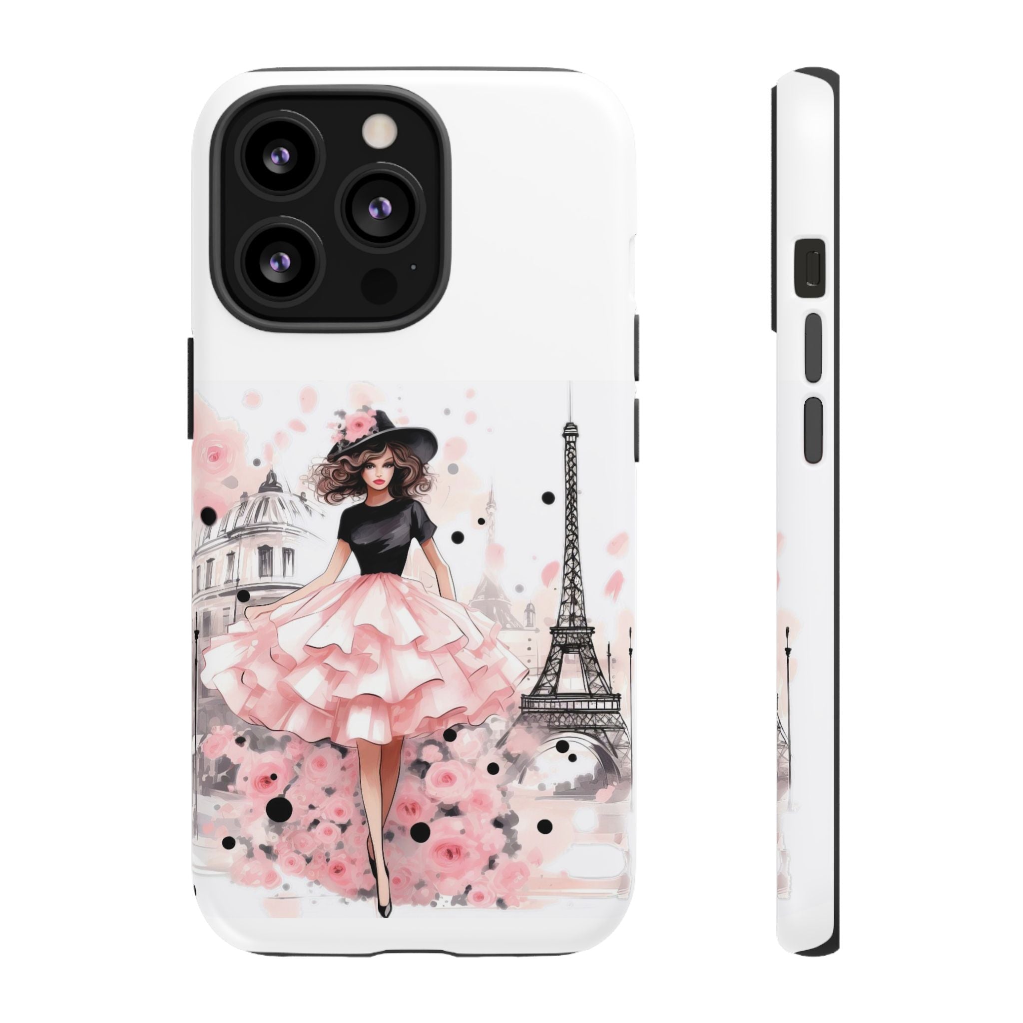 Paris Fashion Illustration Phone Case | Tough Case Printify