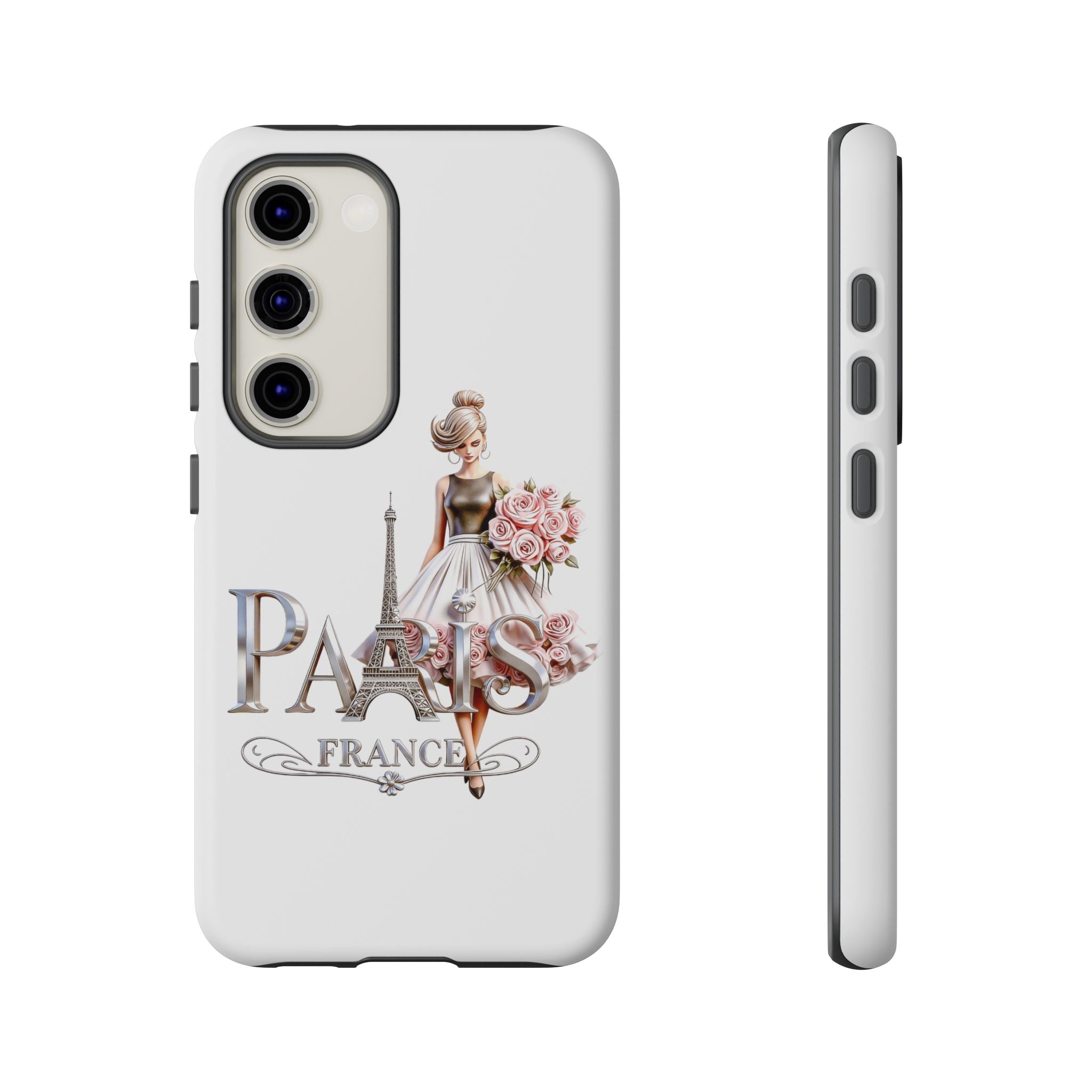 Phone Case | Eiffel Tower Floral Fashion Design Printify
