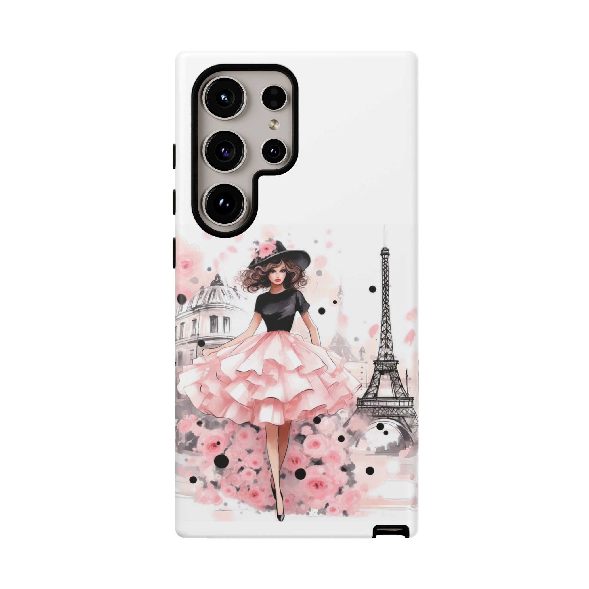 Paris Fashion Illustration Phone Case | Tough Case Printify