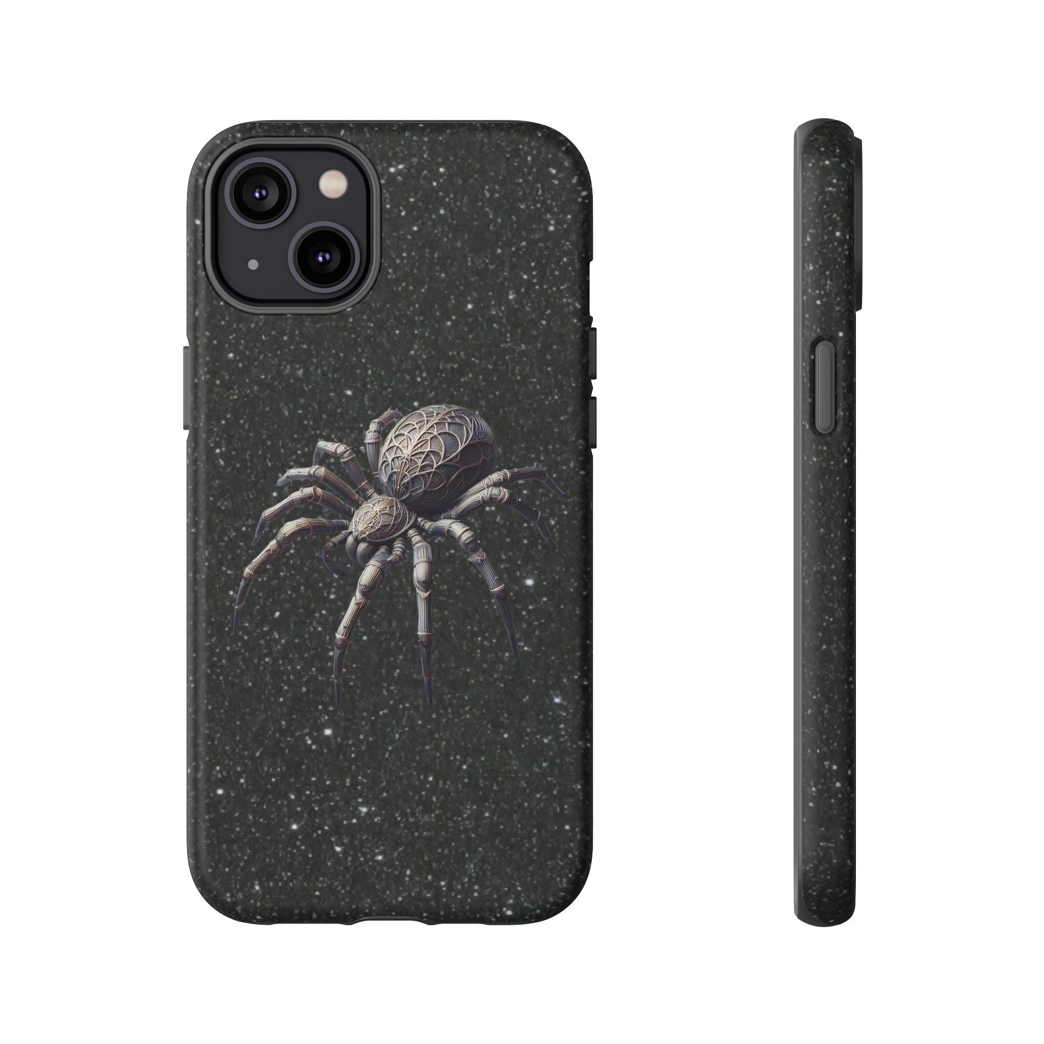 Spider Night Tough Phone Case — Dark Space Tarantula iPhone Cover Printify