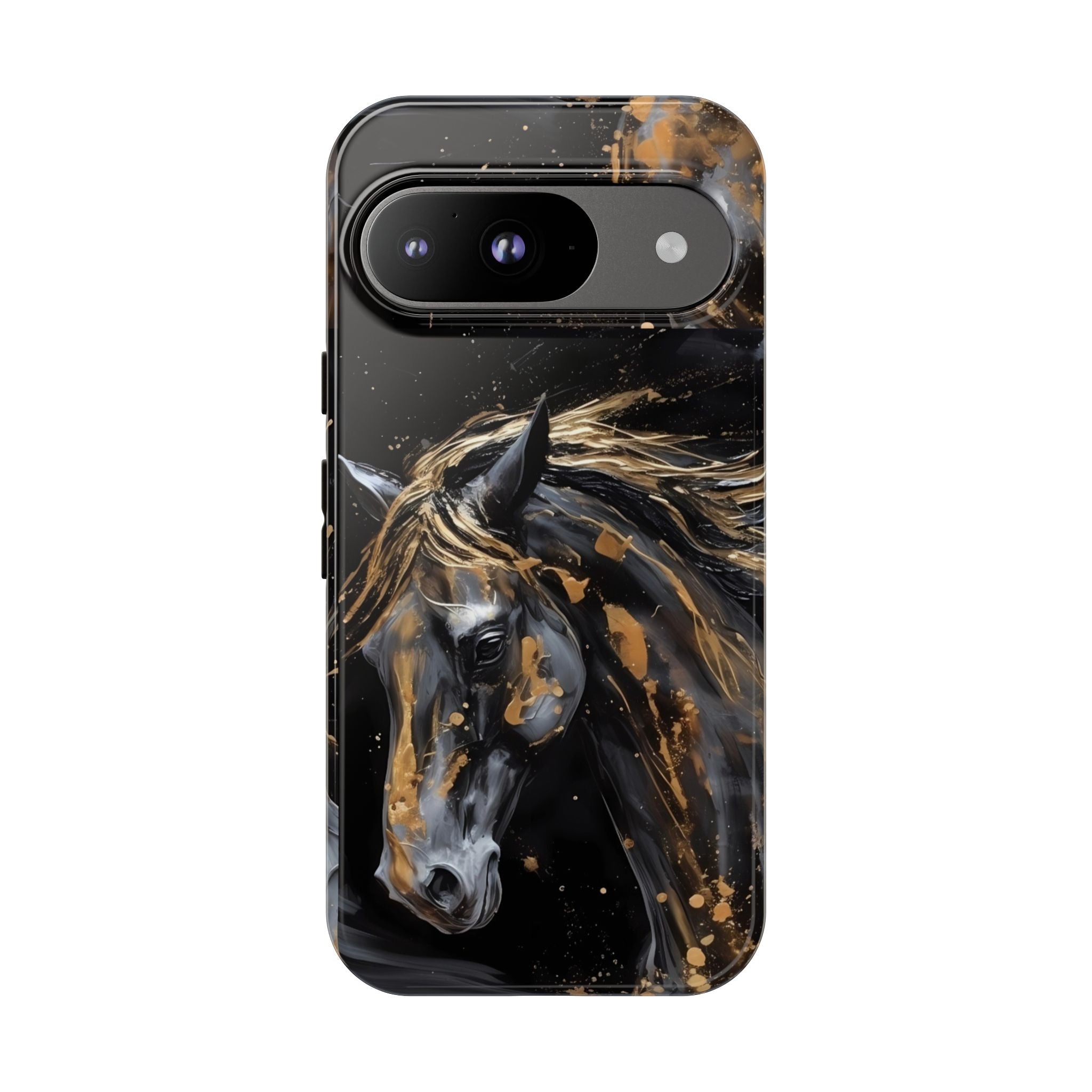 Golden Paint Horse Phone Case | Tough Case Printify