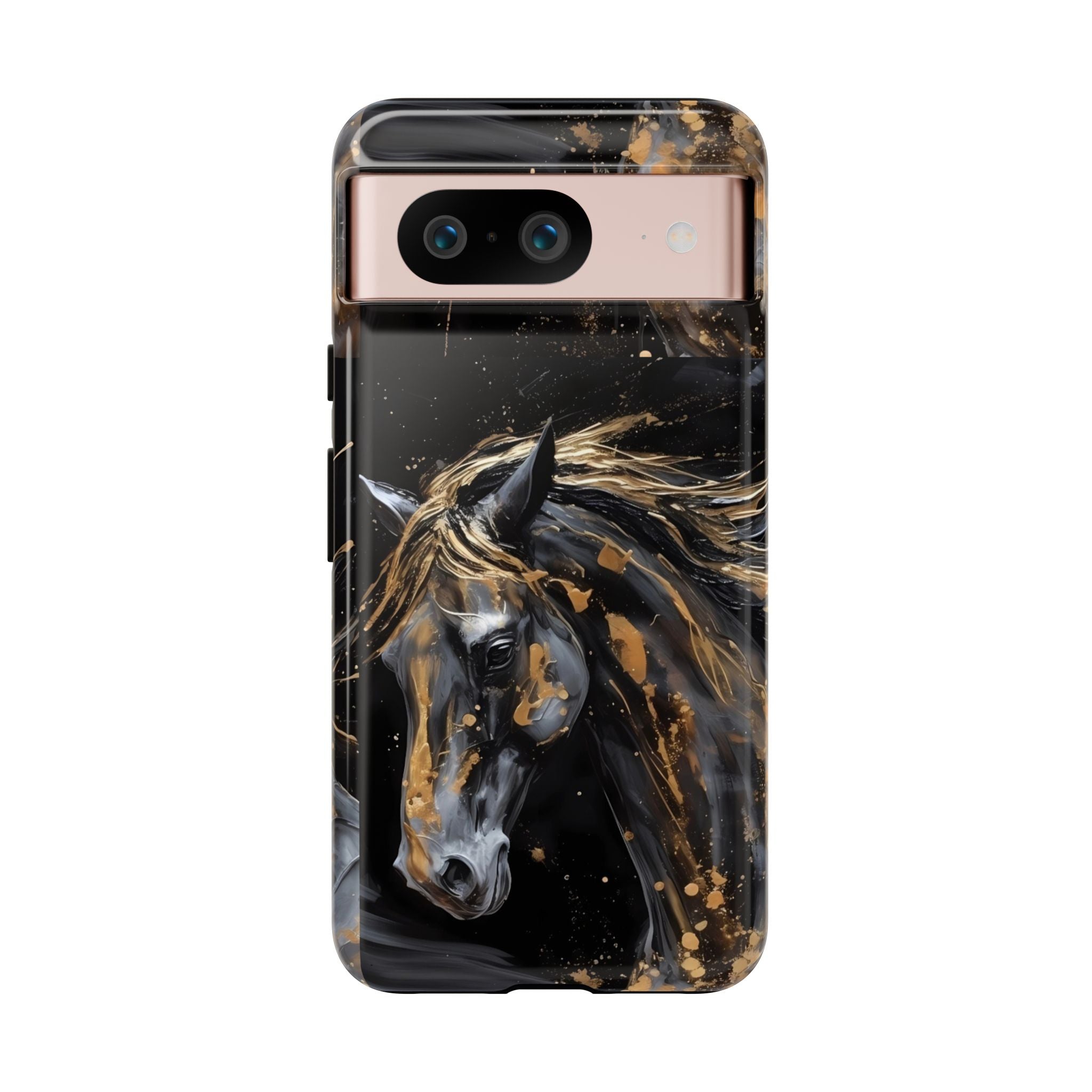 Golden Paint Horse Phone Case | Tough Case Printify