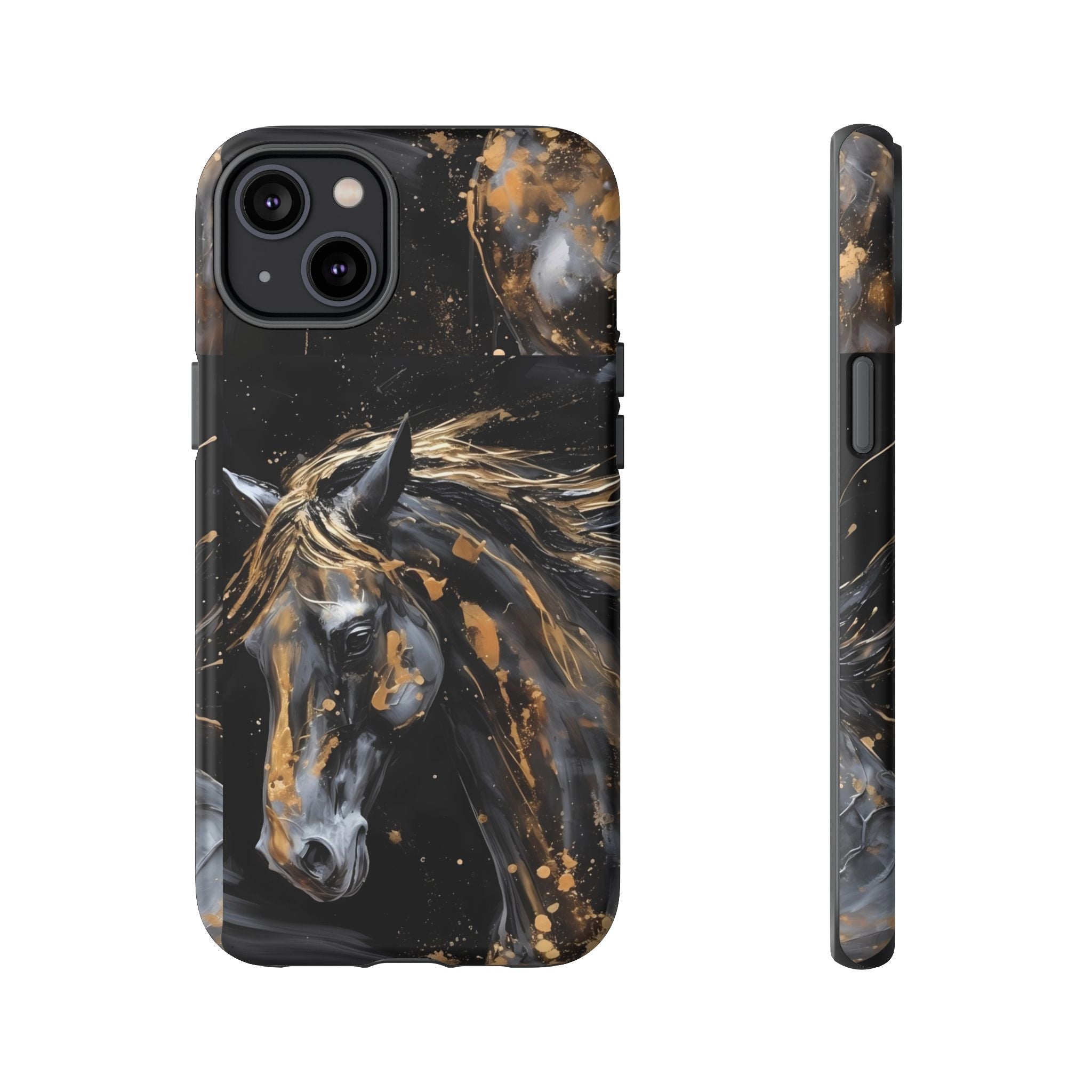 Golden Paint Horse Phone Case | Tough Case Printify