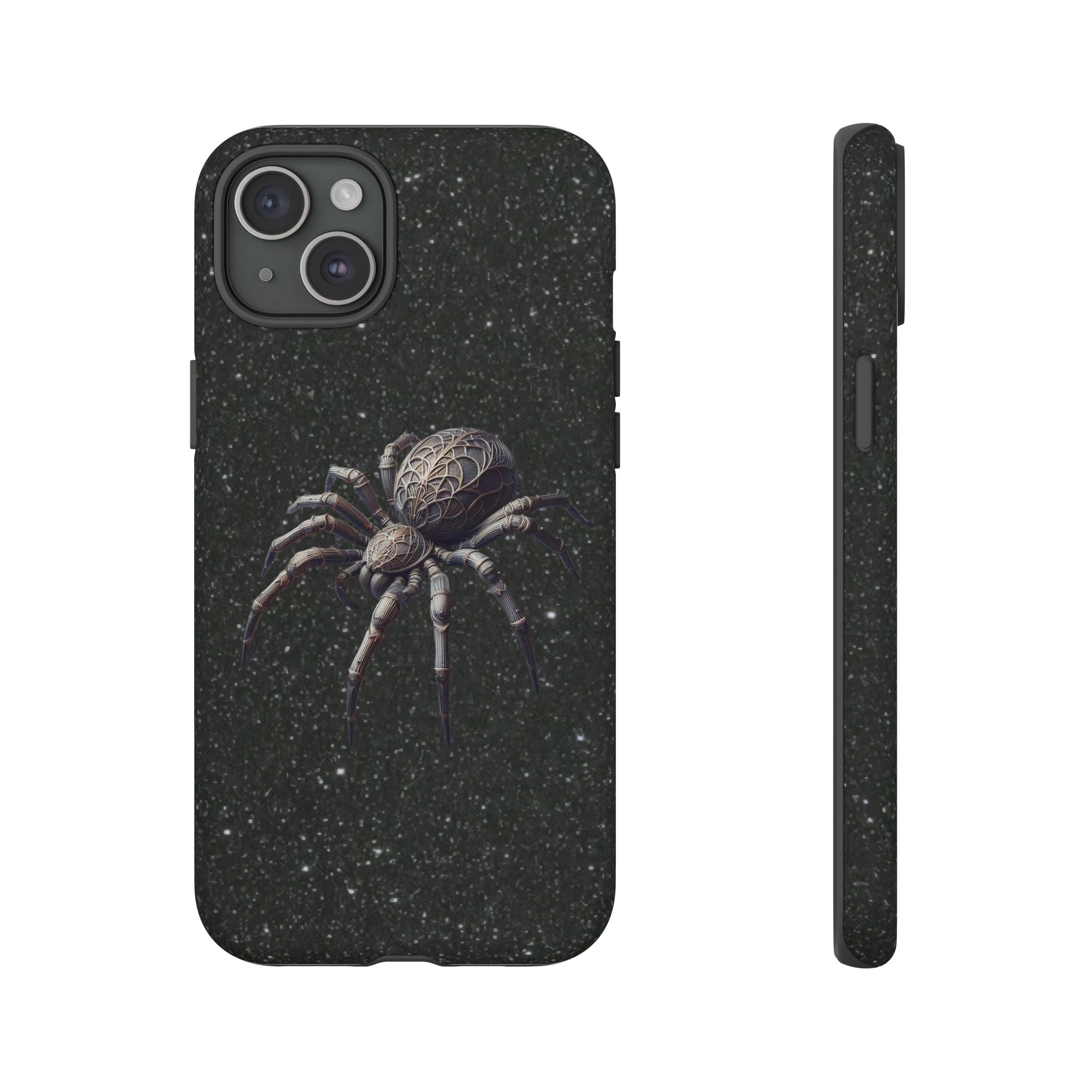 Spider Night Tough Phone Case — Dark Space Tarantula iPhone Cover Printify