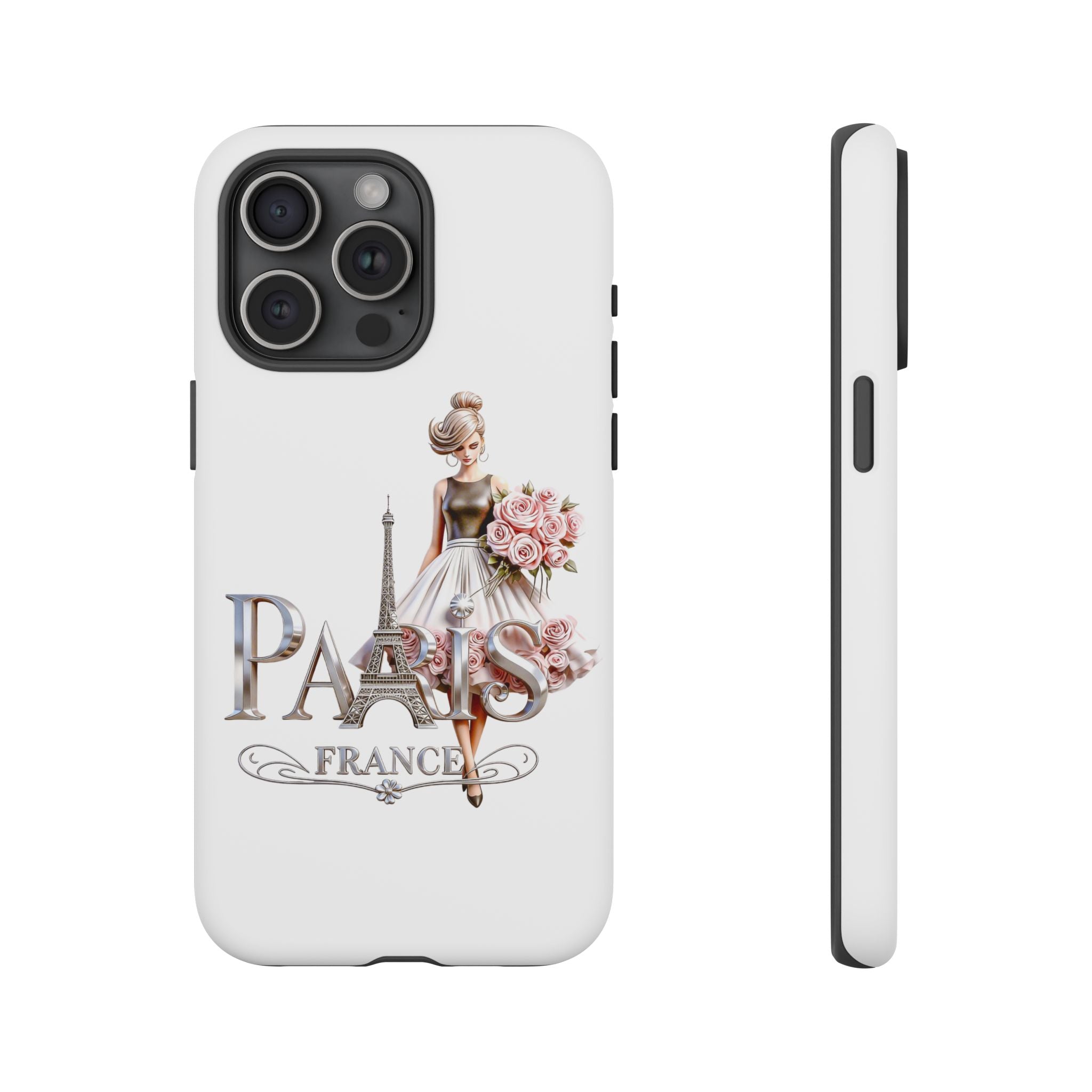 Phone Case | Eiffel Tower Floral Fashion Design Printify