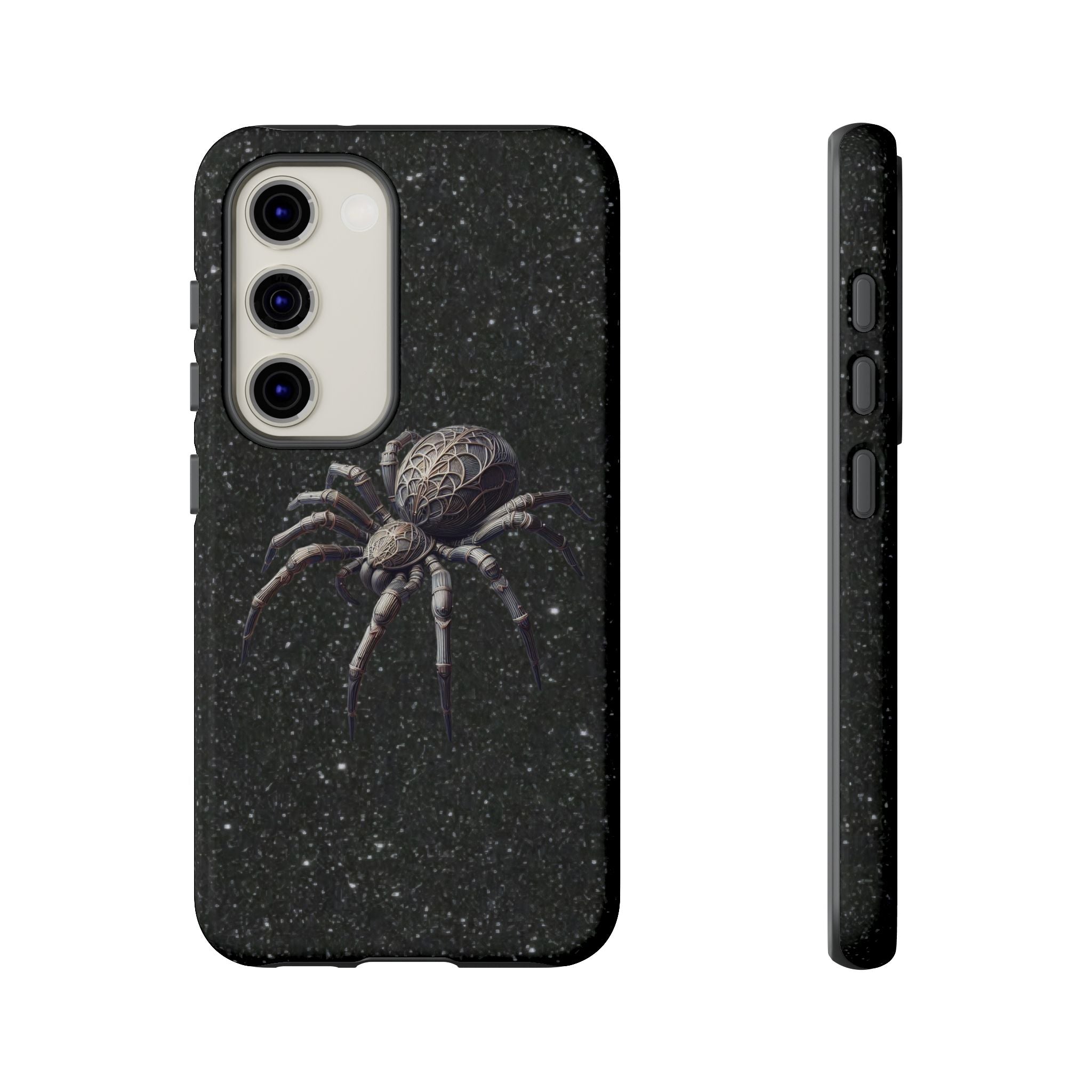 Spider Night Tough Phone Case — Dark Space Tarantula iPhone Cover Printify