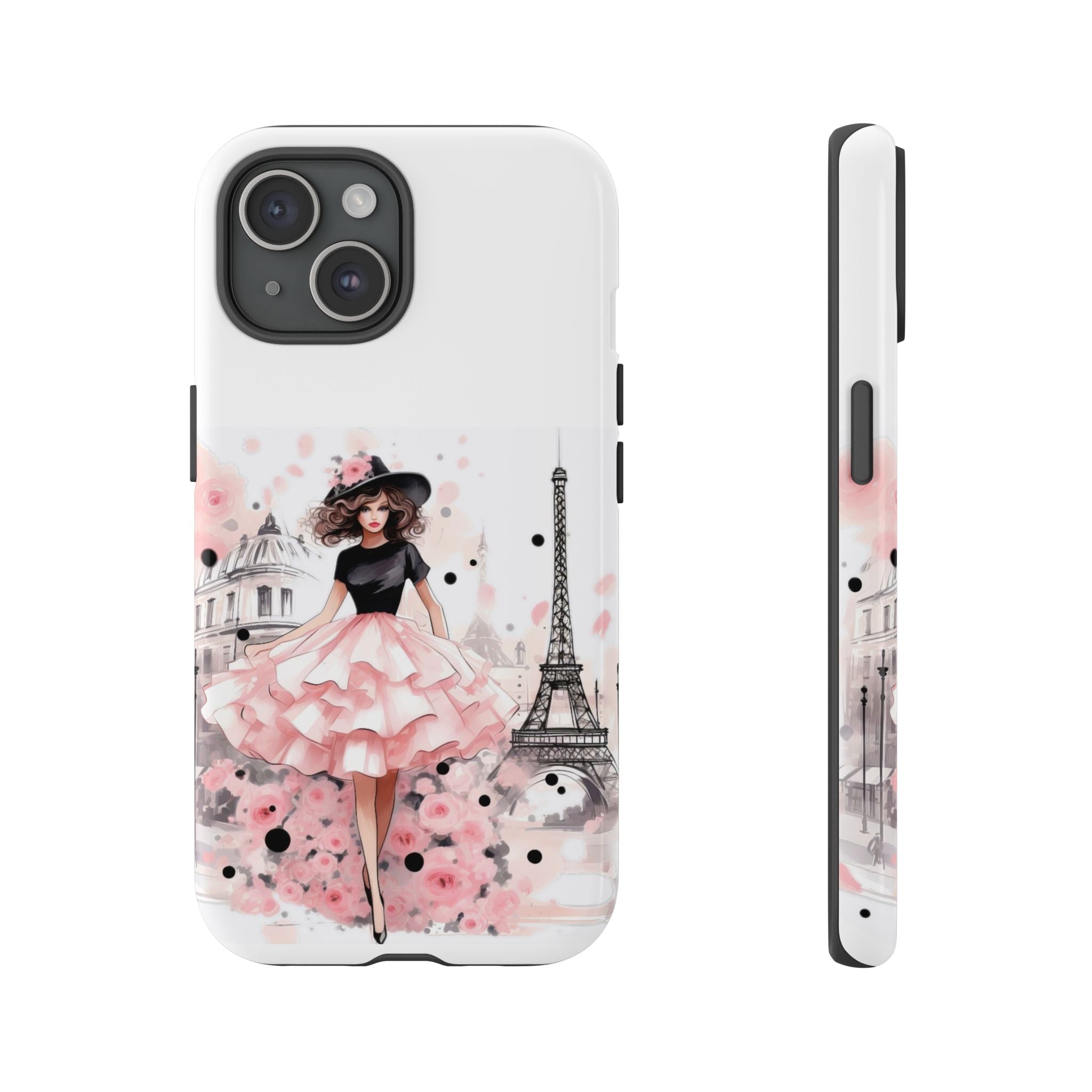 Paris Fashion Illustration Phone Case | Tough Case Printify
