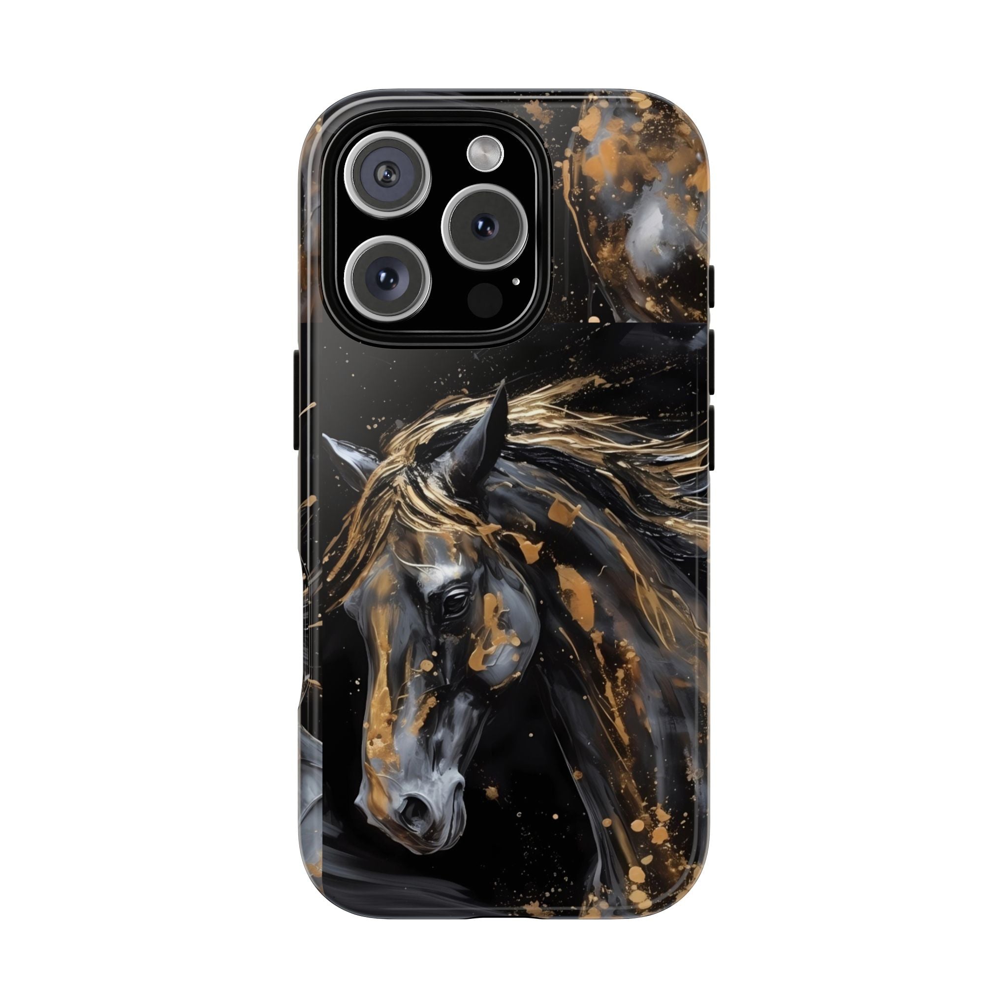 Golden Paint Horse Phone Case | Tough Case Printify