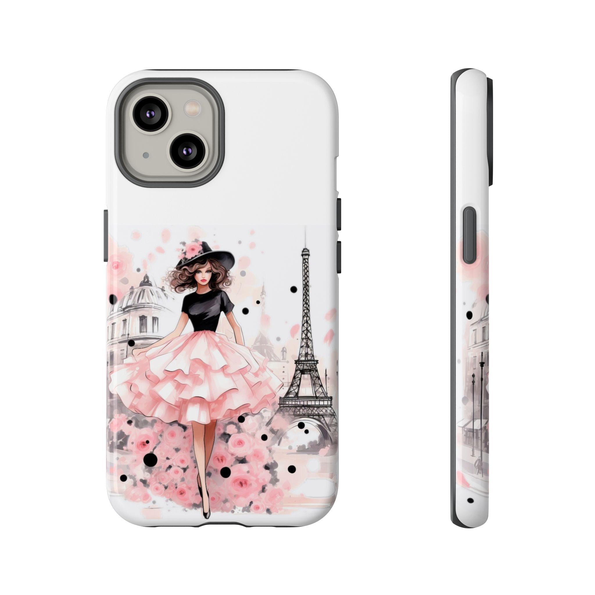 Paris Fashion Illustration Phone Case | Tough Case Printify