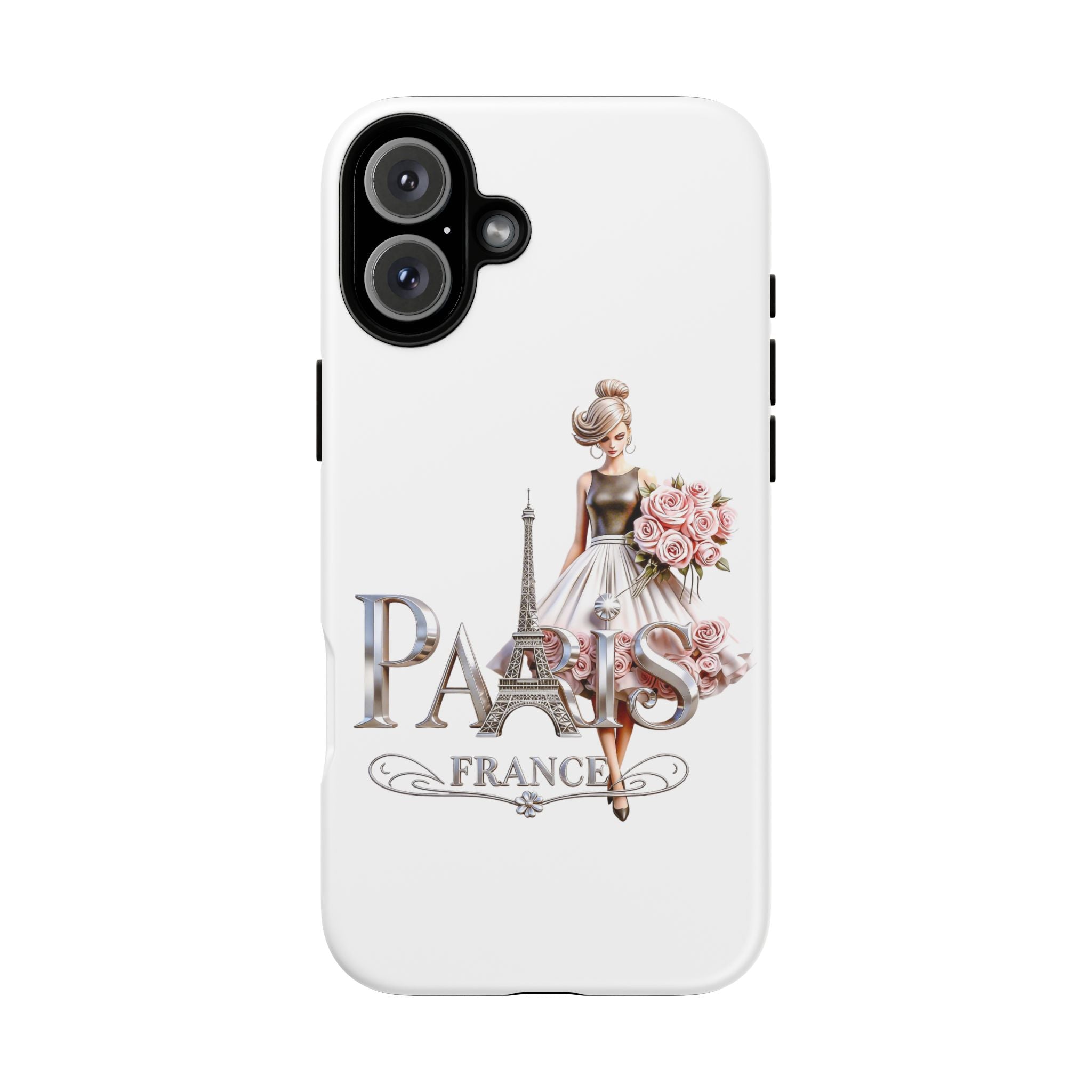 Phone Case | Eiffel Tower Floral Fashion Design Printify