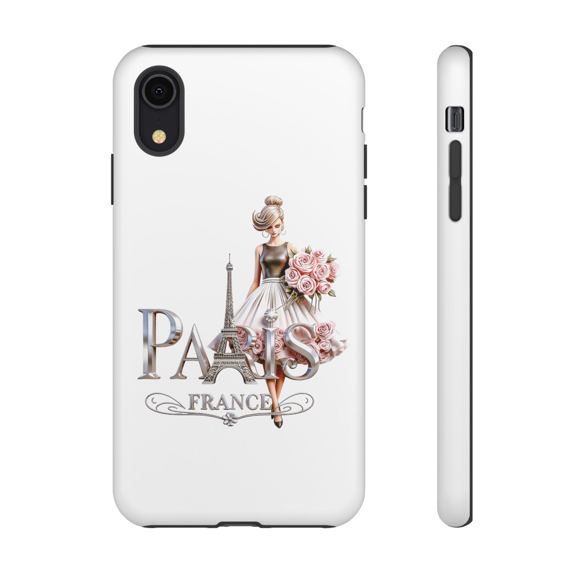 Phone Case | Eiffel Tower Floral Fashion Design Printify