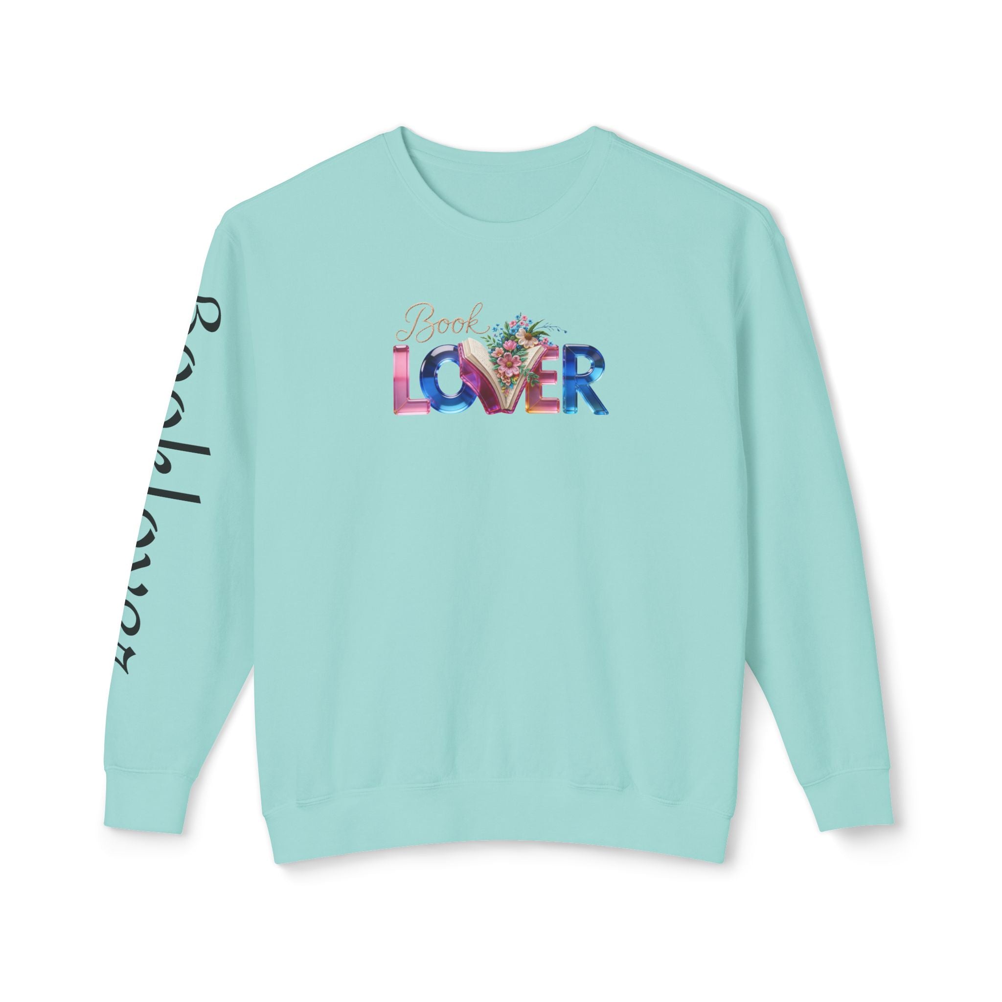 Book Lover Sweatshirt —  Typography Bookworm Pullover Printify