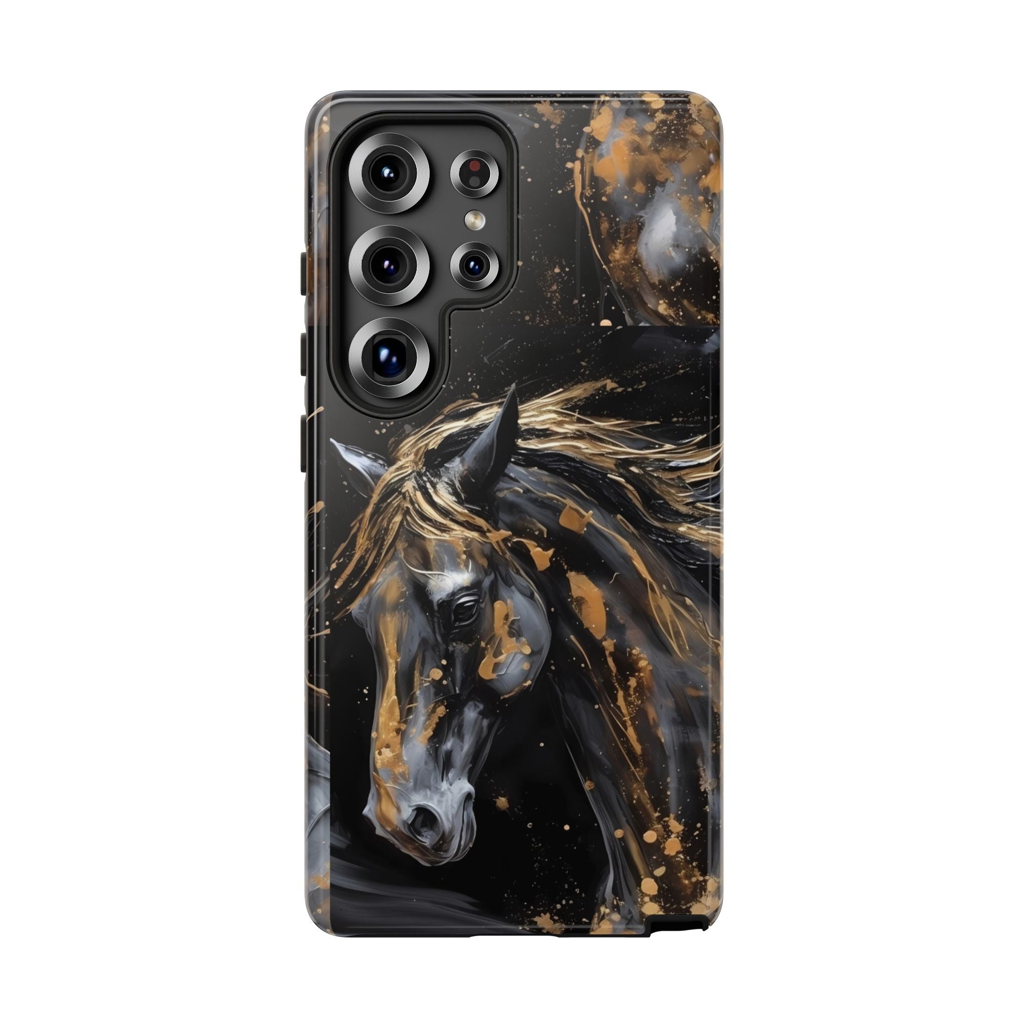 Golden Paint Horse Phone Case | Tough Case Printify
