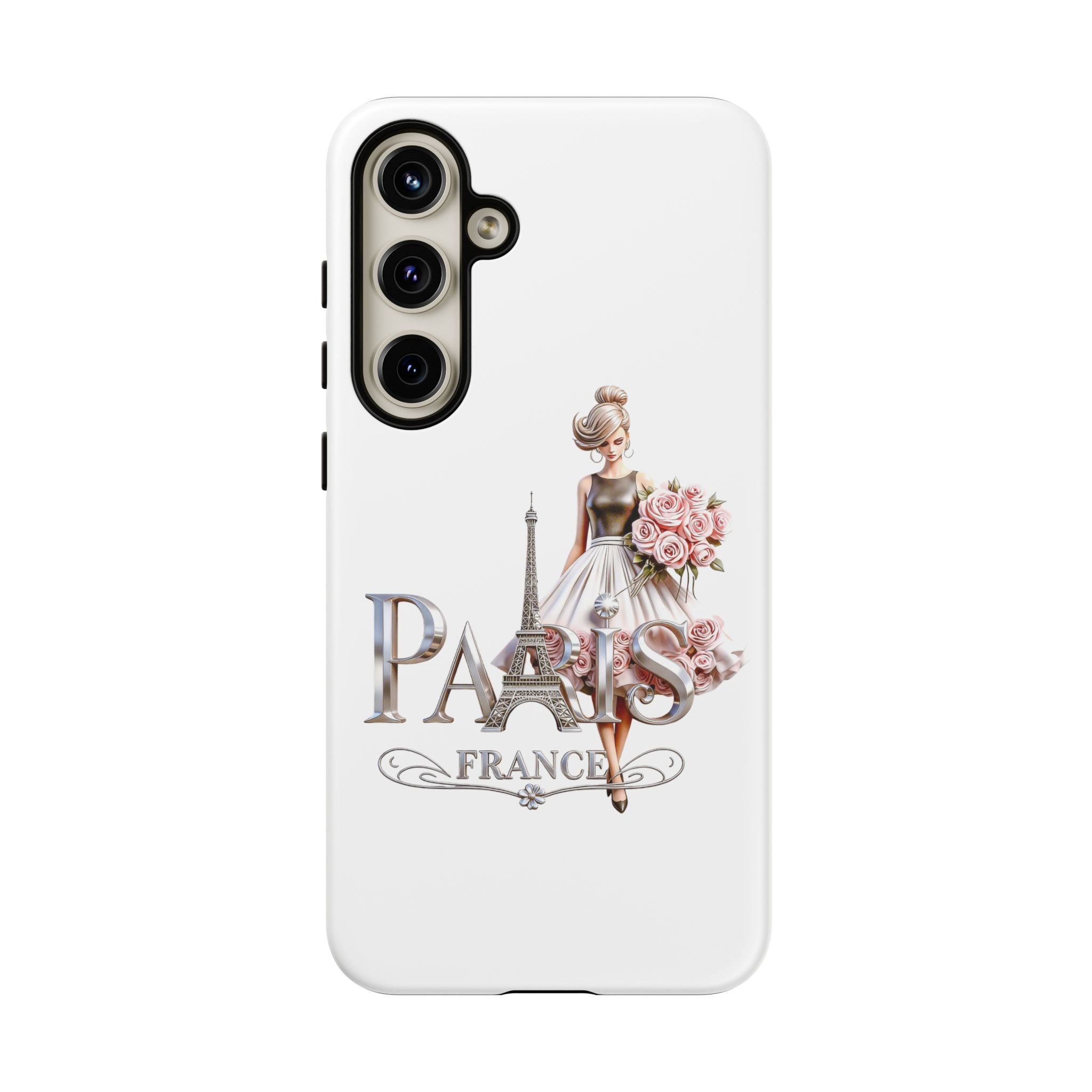Phone Case | Eiffel Tower Floral Fashion Design Printify