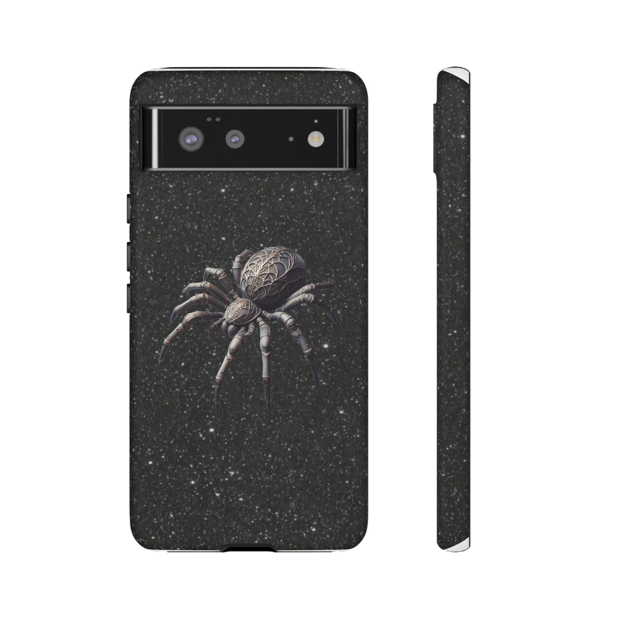 Spider Night Tough Phone Case — Dark Space Tarantula iPhone Cover Printify