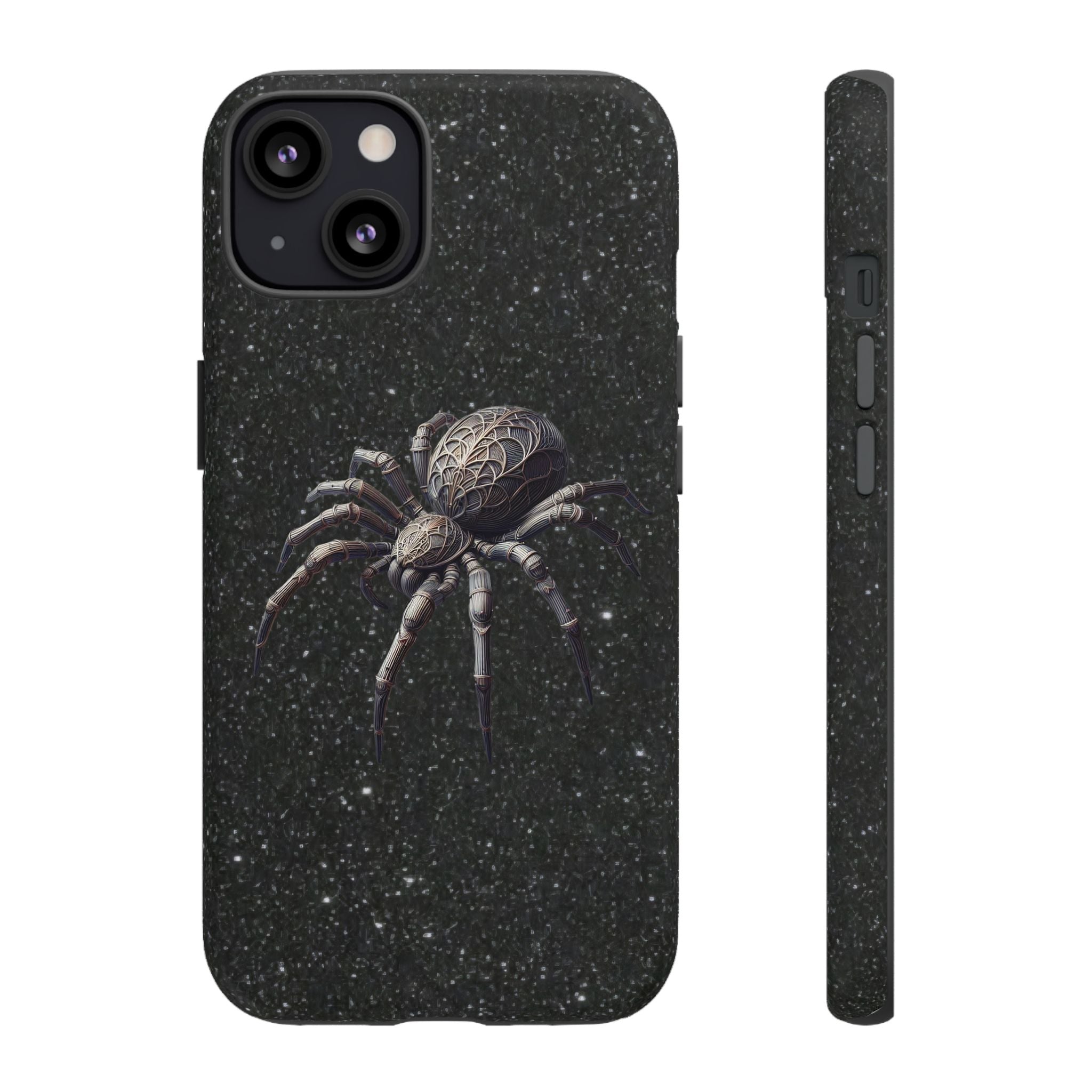Spider Night Tough Phone Case — Dark Space Tarantula iPhone Cover Printify