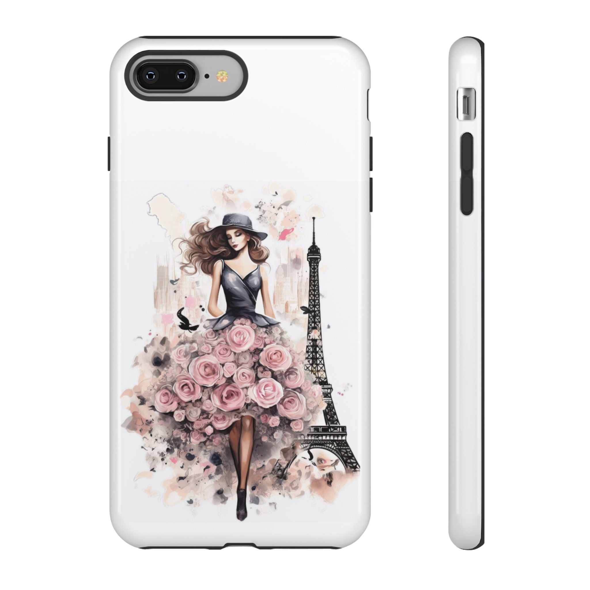 Parisian Rose Dress phone case | iPhone & Samsung slim protective case Printify