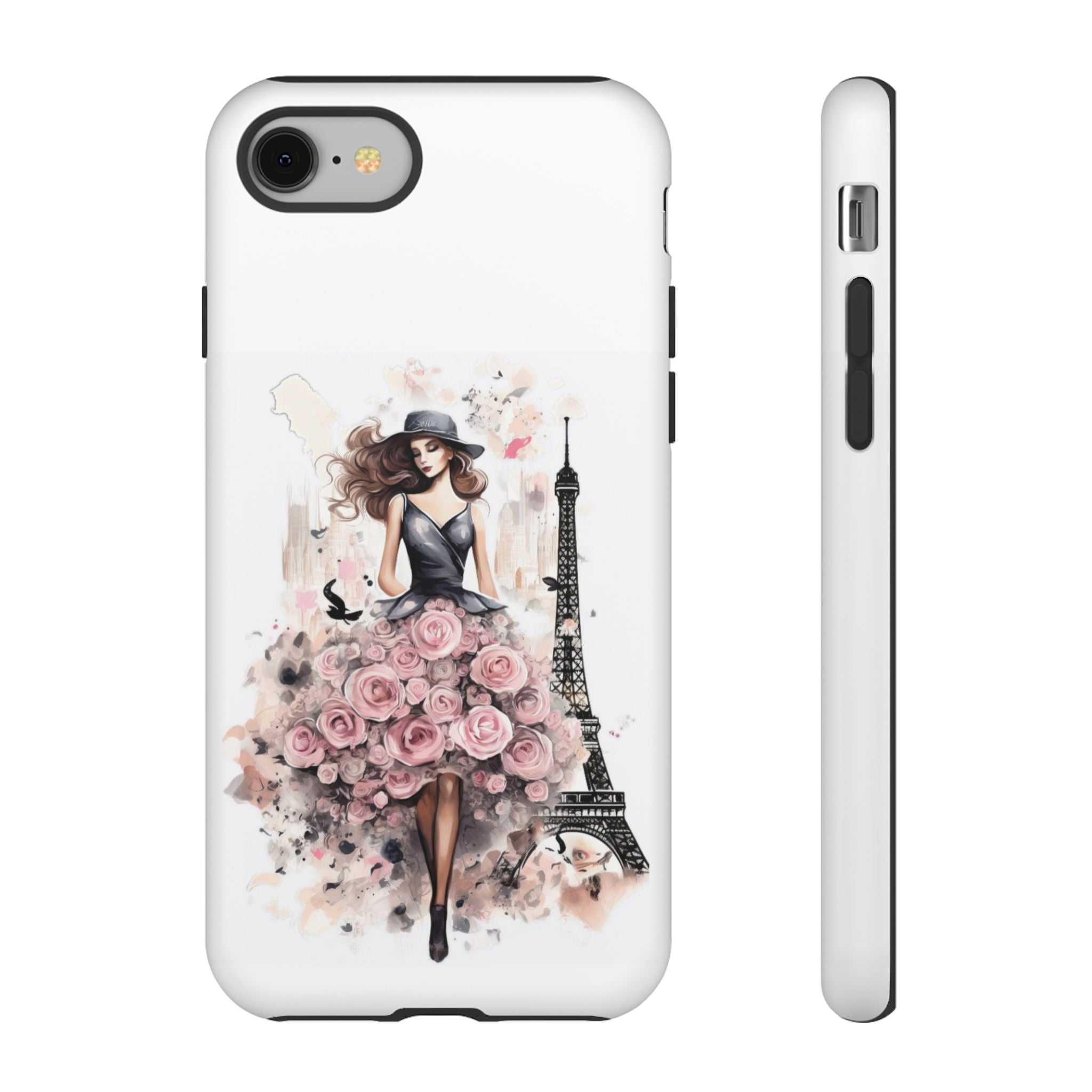 Parisian Rose Dress phone case | iPhone & Samsung slim protective case Printify