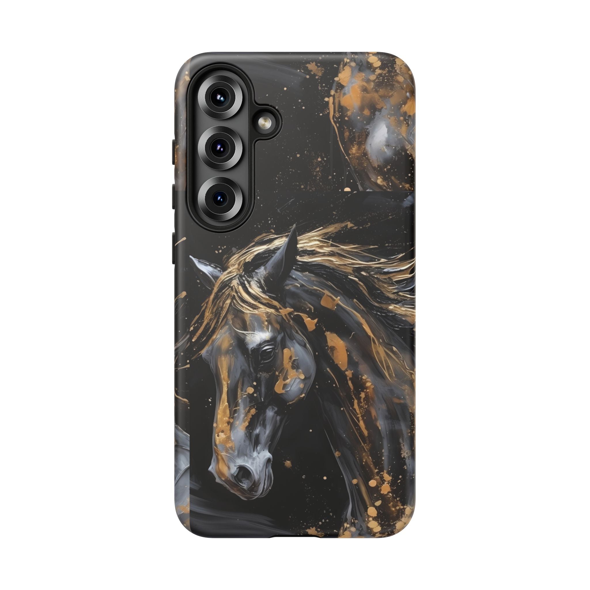 Golden Paint Horse Phone Case | Tough Case Printify