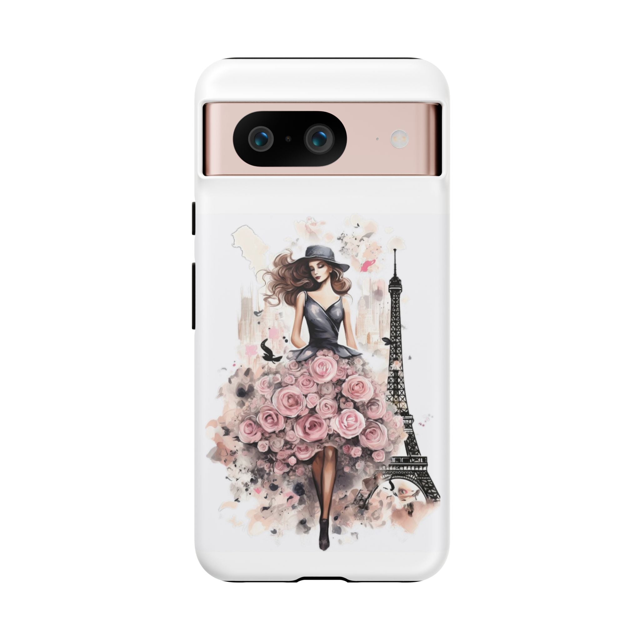 Parisian Rose Dress phone case | iPhone & Samsung slim protective case Printify