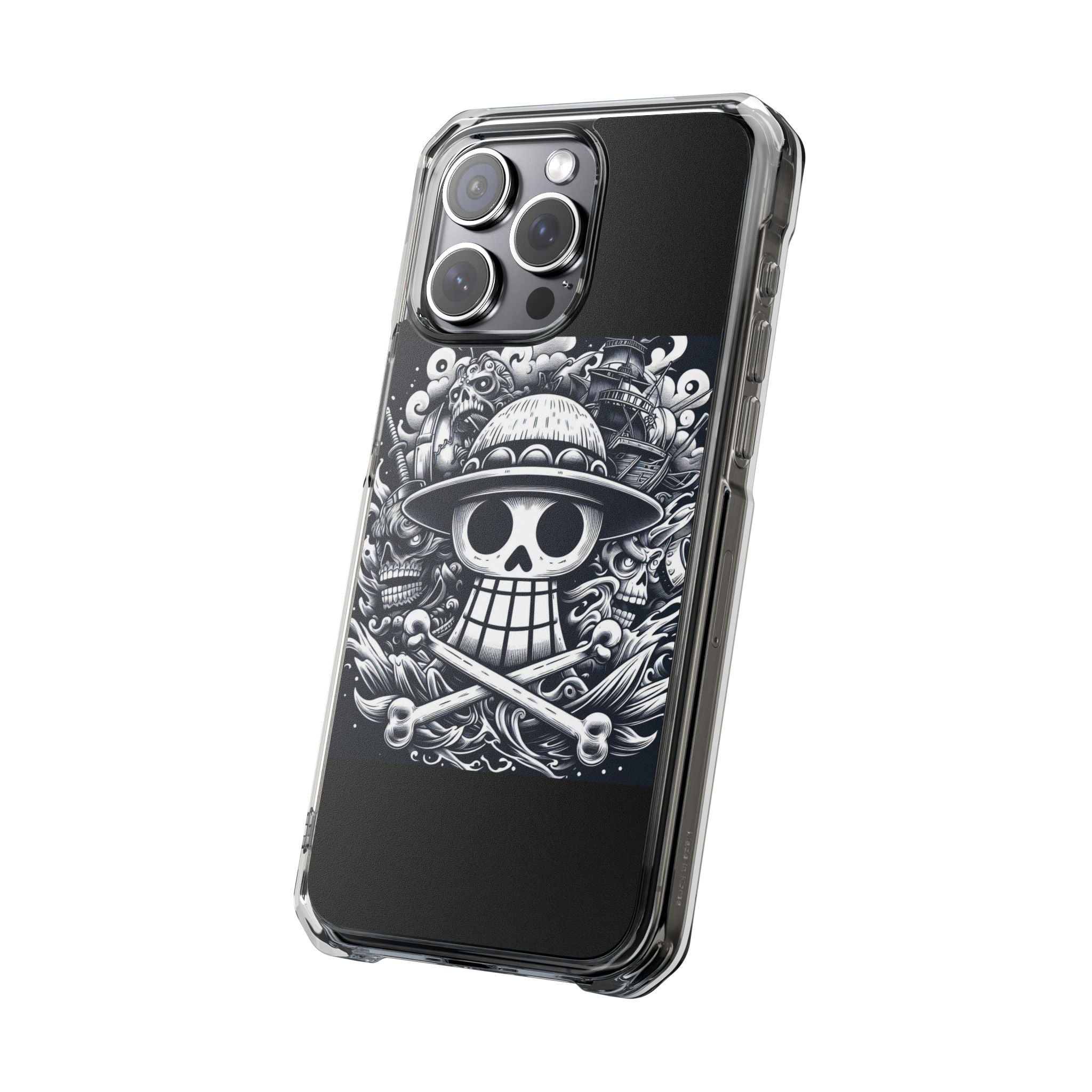 One Piece Case | Magnetic Clear Impact Case Printify